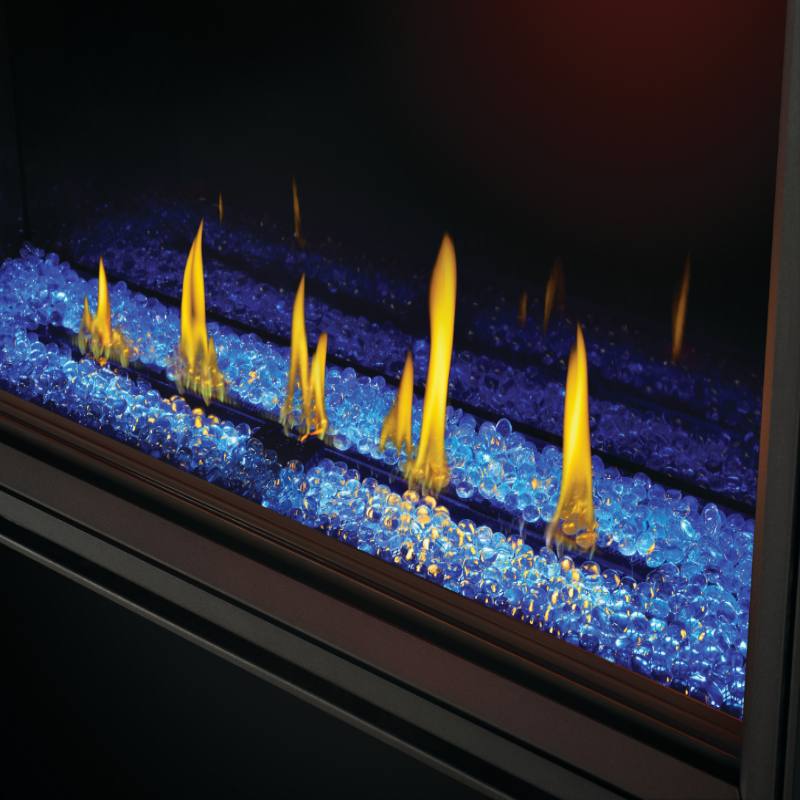 Napoleon TLV62N Tall Vector 62 Linear Direct Vent Gas Fireplace - Modern Heating for Living Rooms & Patios