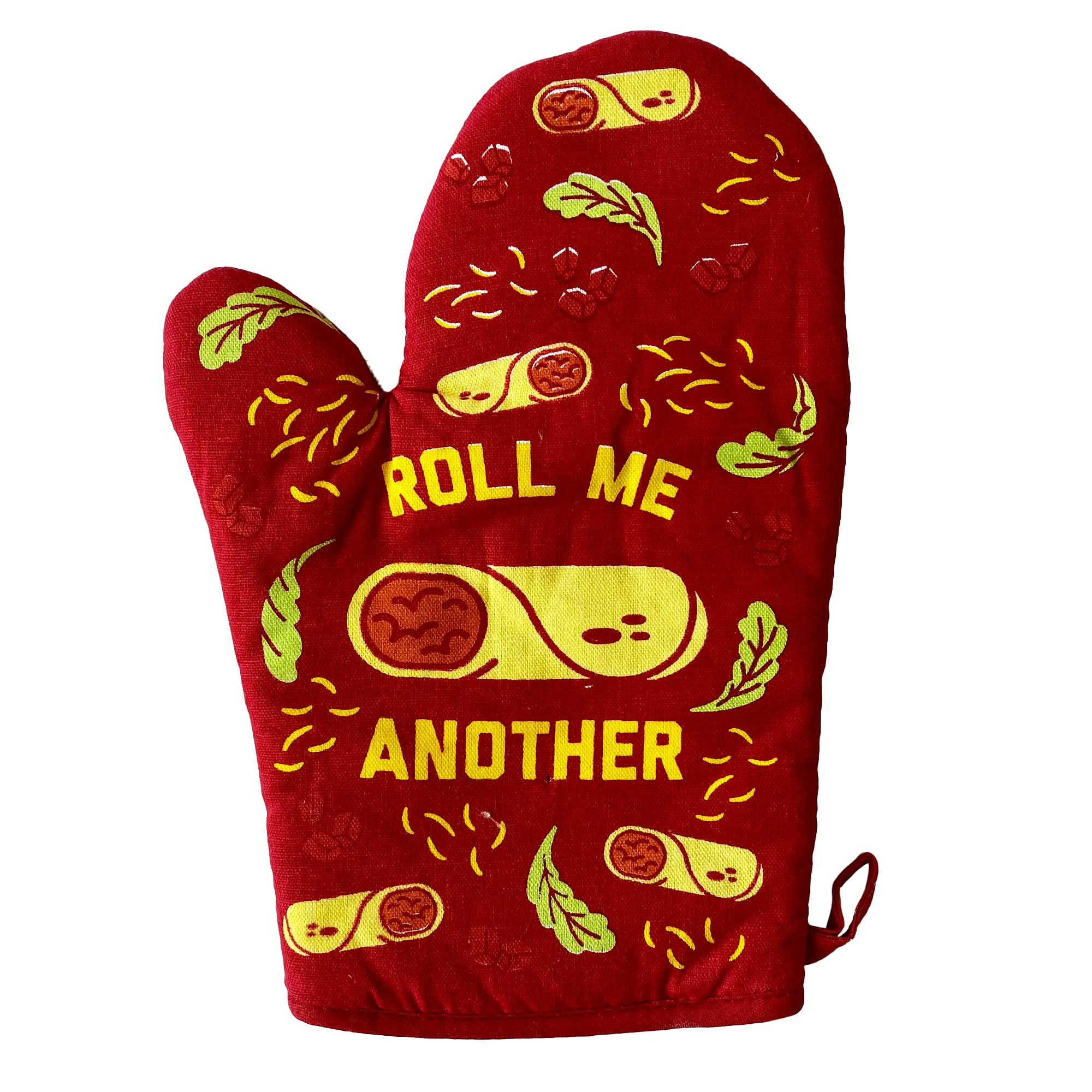 Funny Mexican Food Burrito Lover Novelty Oven Mitt - Cinco De Mayo Kitchen Glove with Graphic Design for Cooking & Baking - Perfect for BBQ, Grilling & Mexican Themed Parties