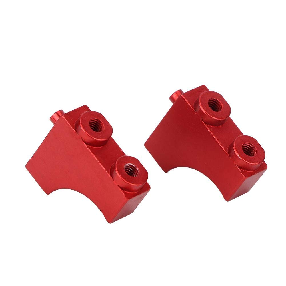 Dilwe 2PCS Servo Mount for RC Car - Compatible with VRX RH1043 RH1045 Upgrade Accessories (Red) | Durable Replacement Part for RC Car Racing and Off-Road Bashing