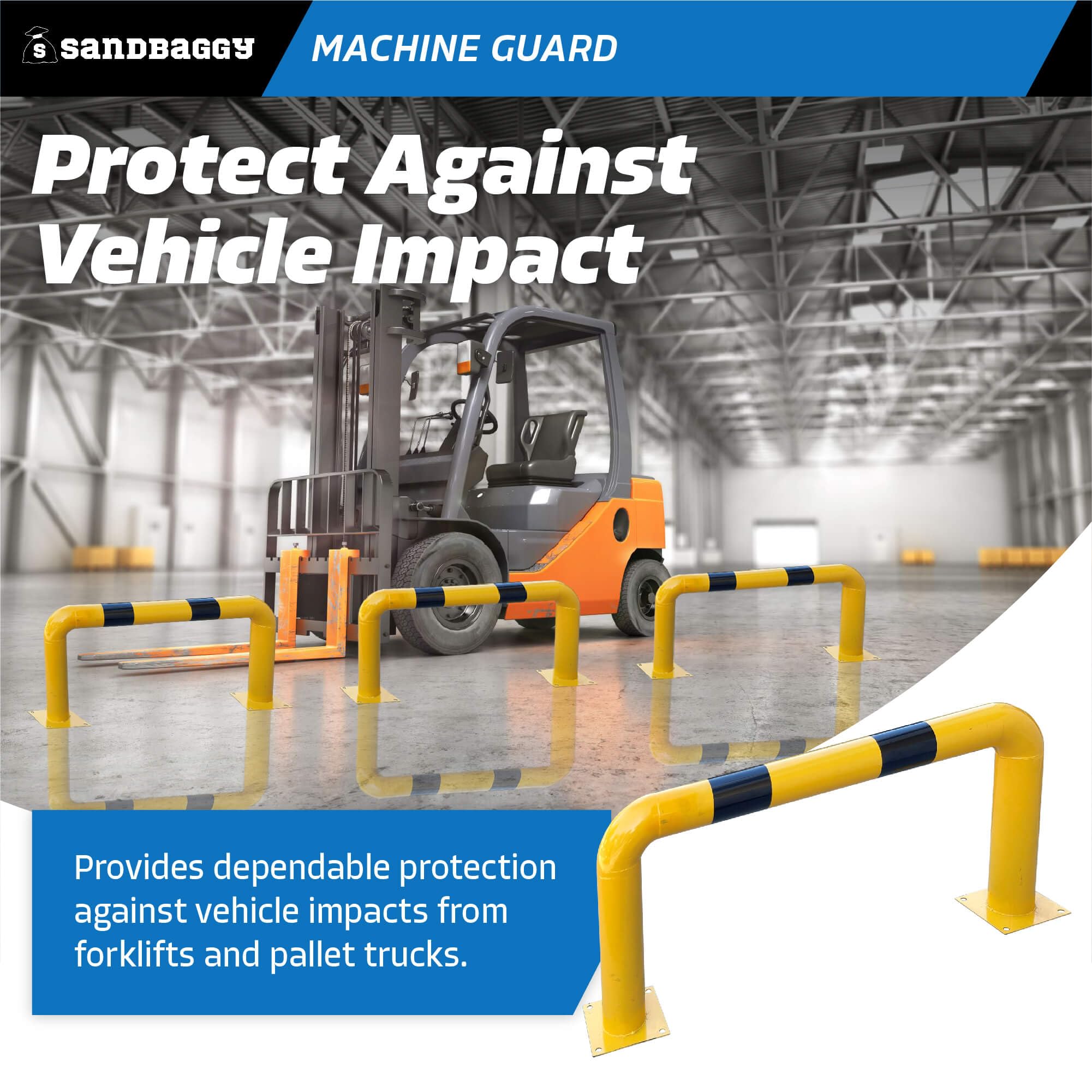 Sandbaggy High Profile Machine Safety Guard - 24