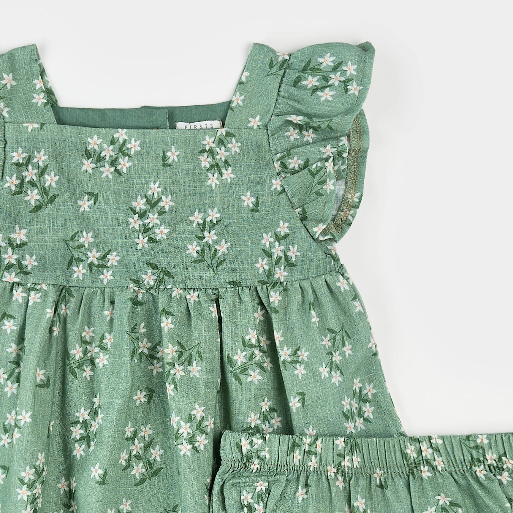 Exotic Flowers Laurel Cross Hatch Dress Set - Elegant Floral Print Women's Dress for Parties, Weddings & Special Occasions