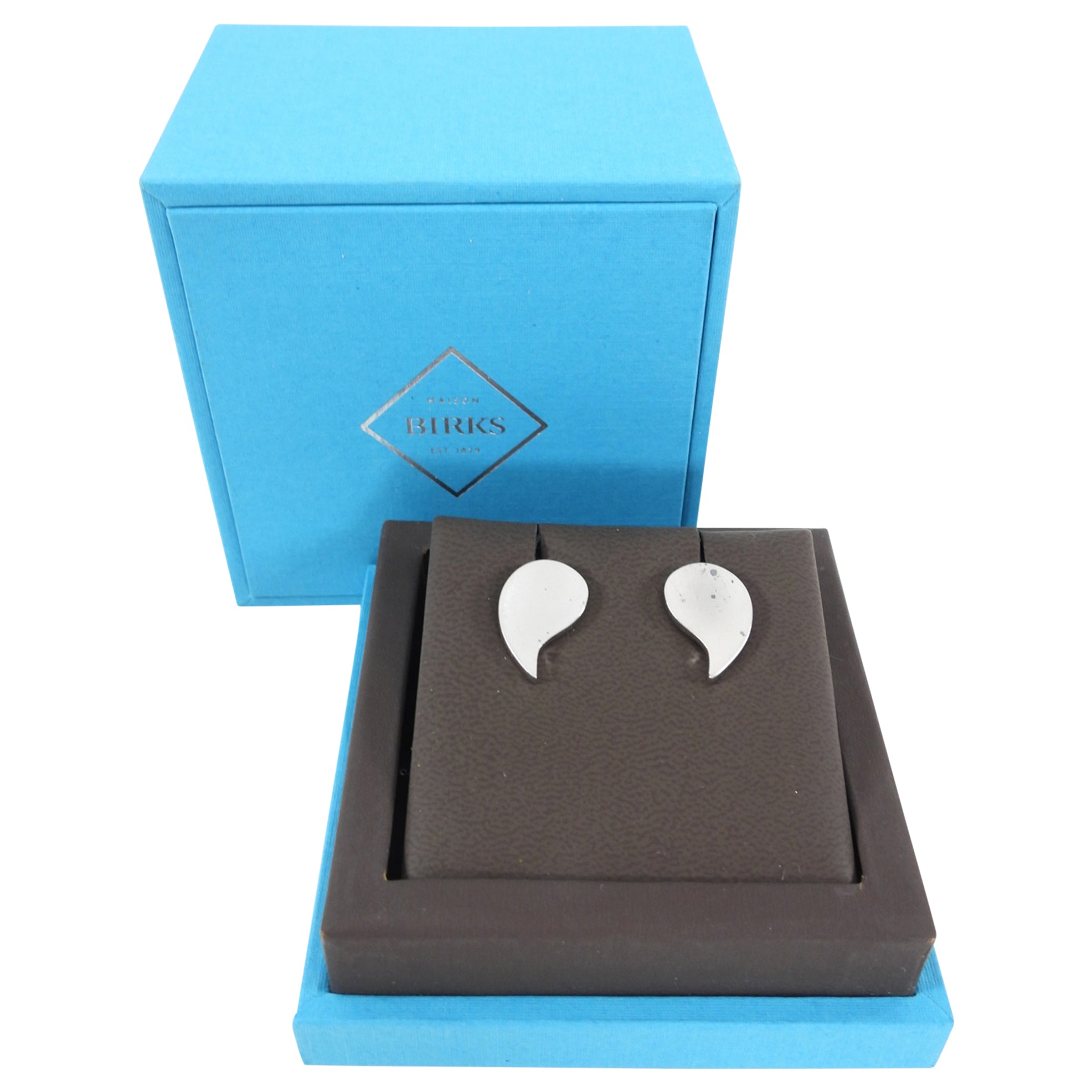 Sterling Silver Brushed Teardrop Cufflinks for Men - Elegant Wedding & Formal Wear Accessories - Perfect for Suits, Tuxedos & Business Attire