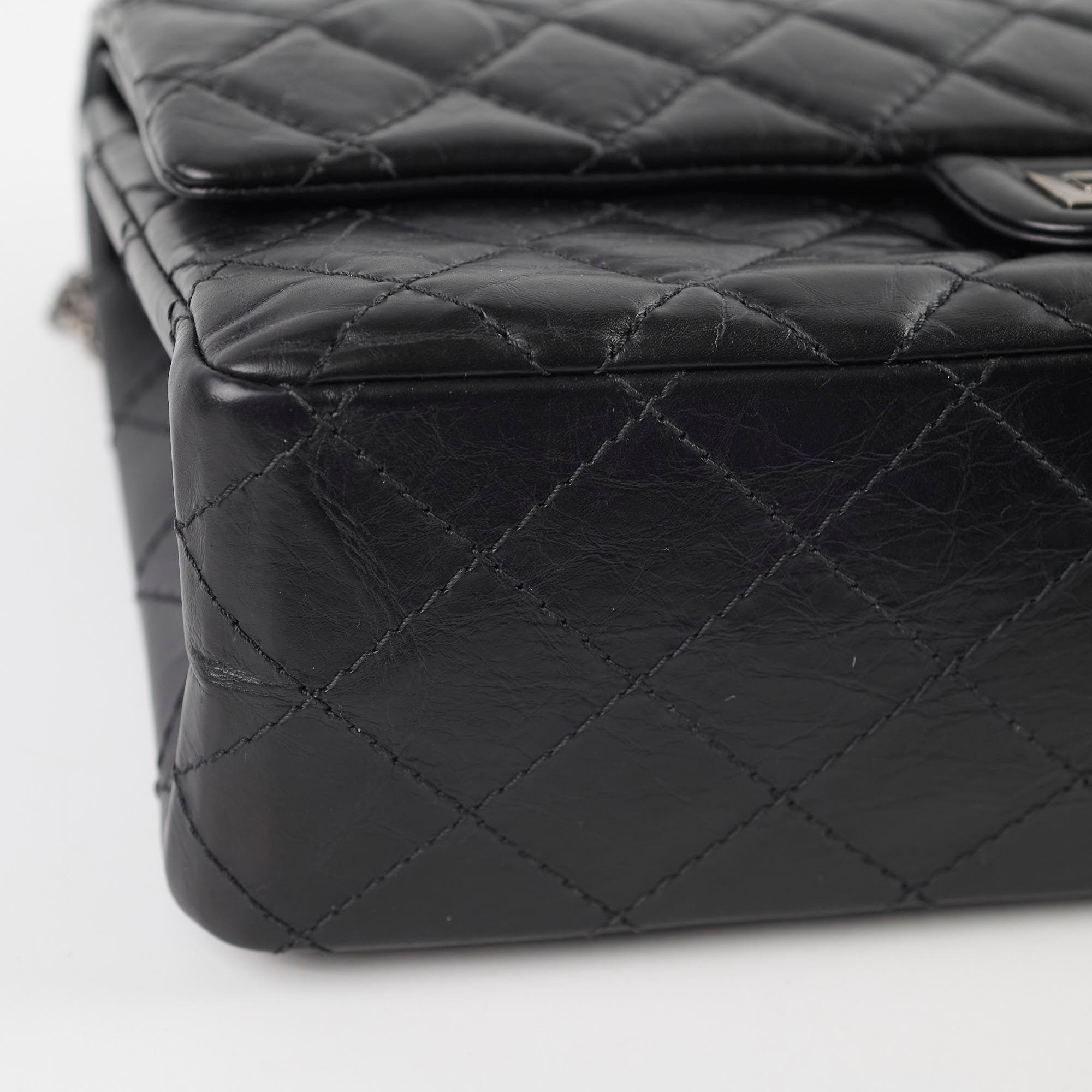 Chanel Reissue 226 Black Leather Handbag - Classic Flap Bag for Women | Luxury Designer Purse for Work, Evening & Special Occasions