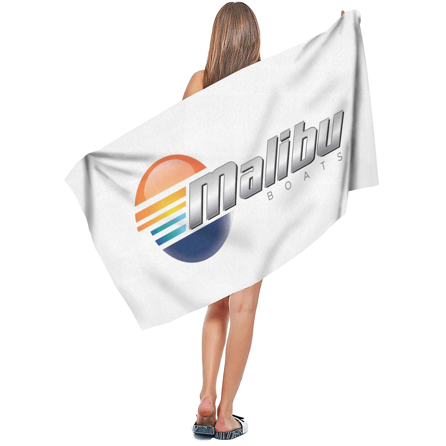 Quick Dry Microfiber Towel - 27.5x55.1 Inch Lightweight Bath Sheet for Beach, Travel, Gym, Yoga & Sports | Super Absorbent, Fast Drying & Multipurpose | Perfect for Malibu Boats, Wakesetter & Outdoor Activities