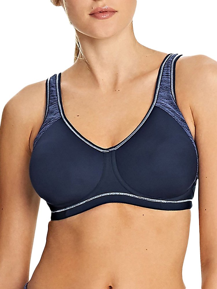 Freya Active Sonic Moulded J-Hook Sports Bra - High Impact Workout Support for Running, Yoga & Gym - Breathable Comfort for Women's Fitness