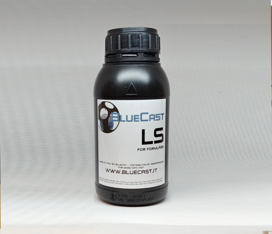 Bluecast Castable Resin LS Low Shrink 500g for Formlabs 3D Printers - Perfect for Jewelry Making, Dental Applications & Detailed Prototyping