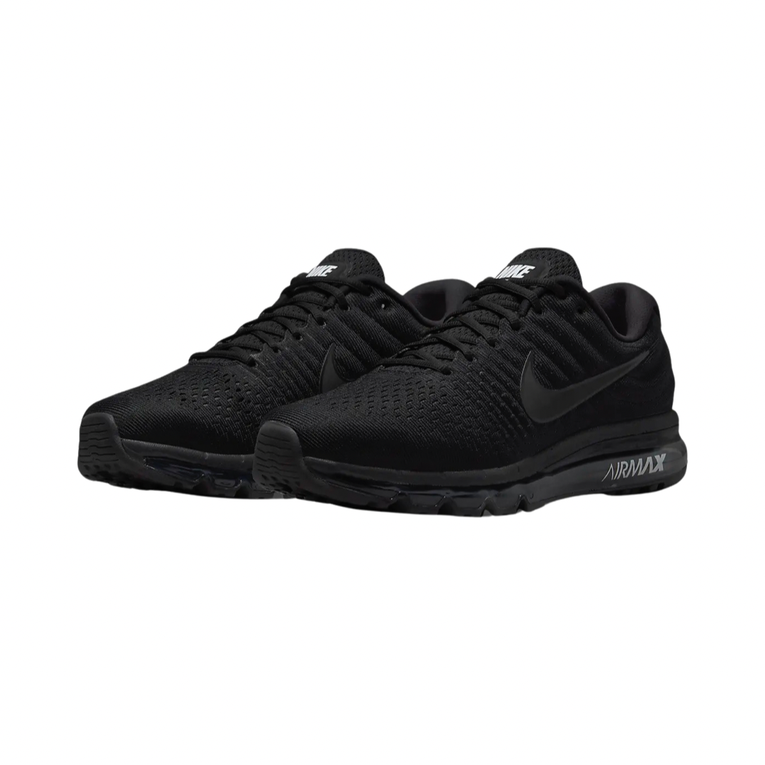 Nike Air Max 2017 Running Shoes - Black Men's Athletic Sneakers for Jogging, Gym Workouts & Casual Wear
