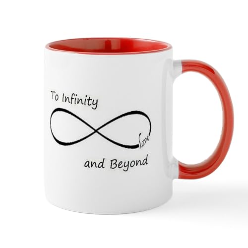 White/Red Inside - Infinity Symbol Mug