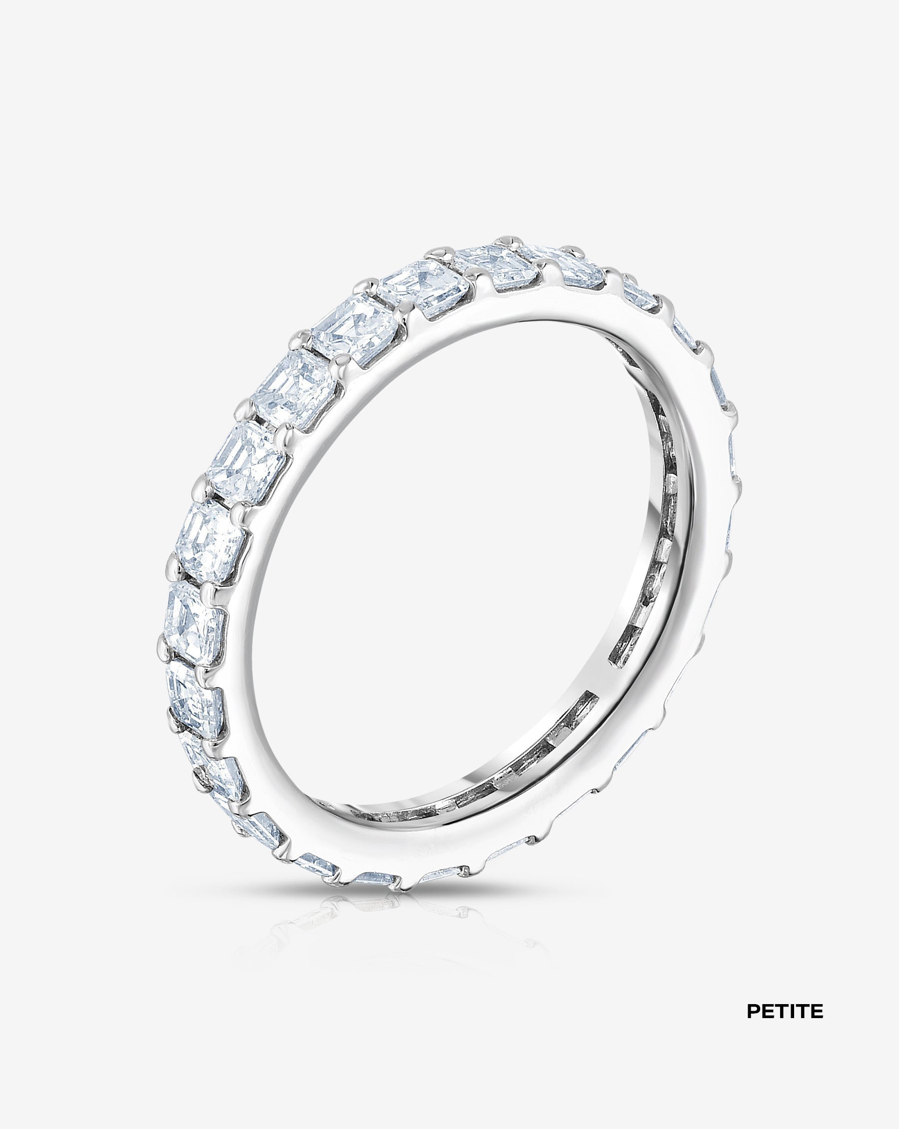 Exquisite Asscher Cut Diamond Eternity Band for Women - Perfect for Weddings, Anniversaries & Special Occasions