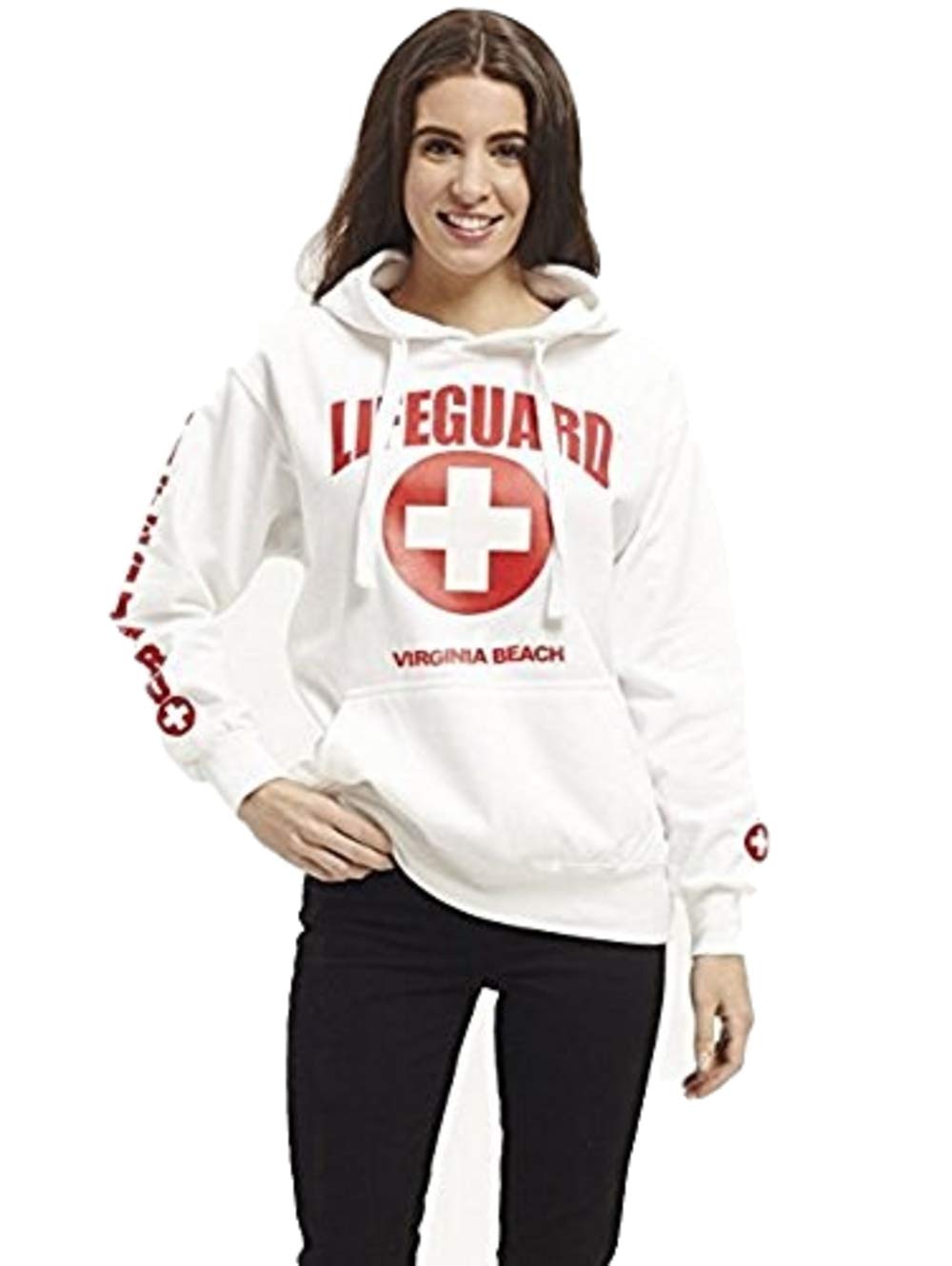 LIFEGUARD Official Women's Virginia Beach Hoodie - Soft & Comfortable Pullover for Casual Wear, Beach Outings & Outdoor Activities
