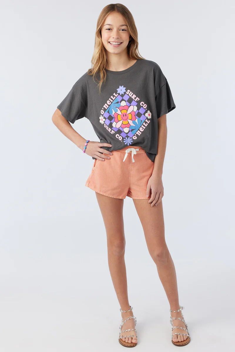 O'Neill Kids Sage Orange Shorts for Boys & Girls - Comfortable & Durable Playwear for Outdoor Activities, Beach, and Summer Adventures