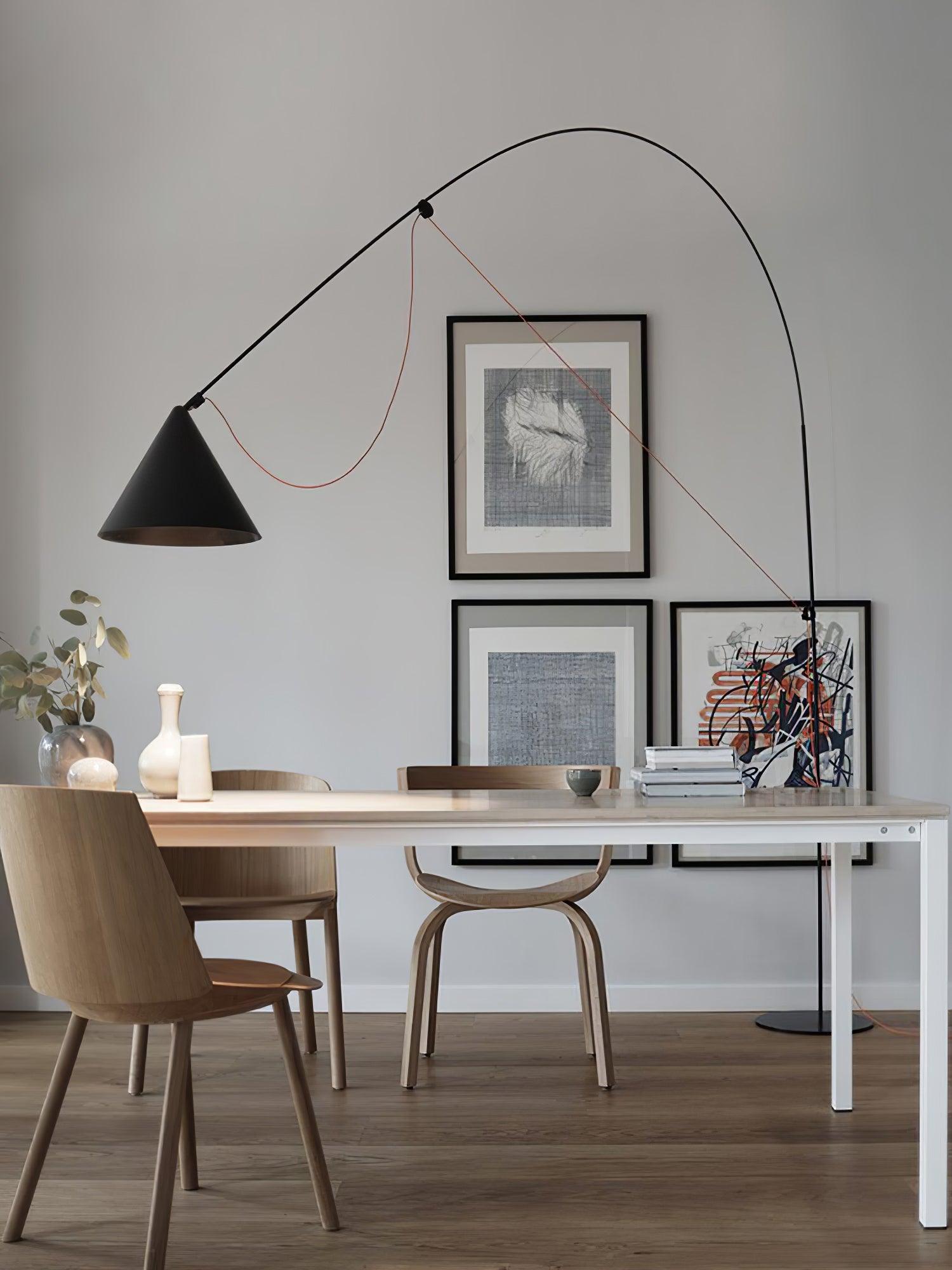 Ensure Black Table Lamp - Modern LED Desk Light for Home Office, Bedroom & Study - Perfect for Reading, Working & Decor