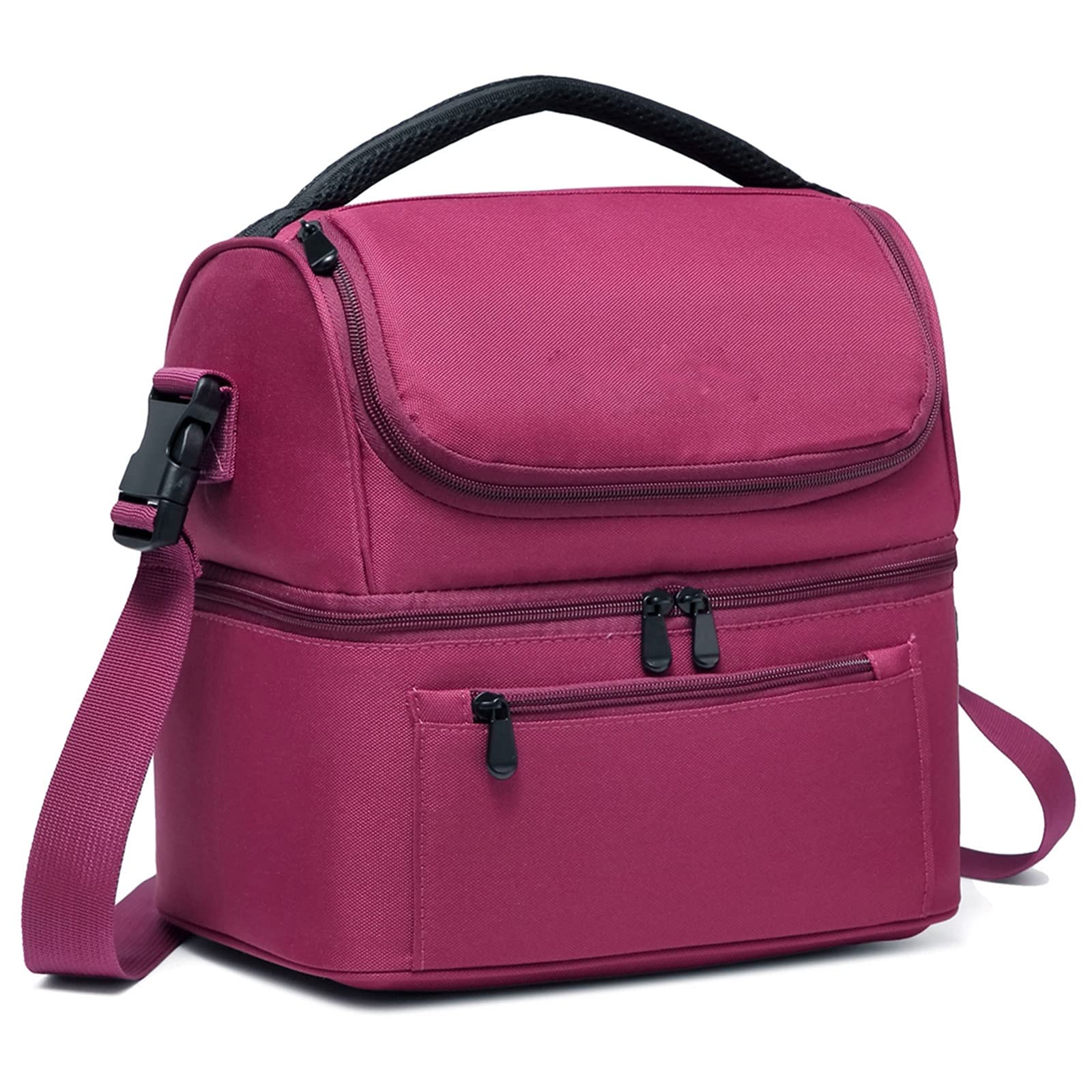 YANGLIYU Insulated Lunch Bag - Leak-Proof Dual Compartment Bento Box Cooler Tote for Work, School & Picnics | Thermal Food Container for Adults & Kids