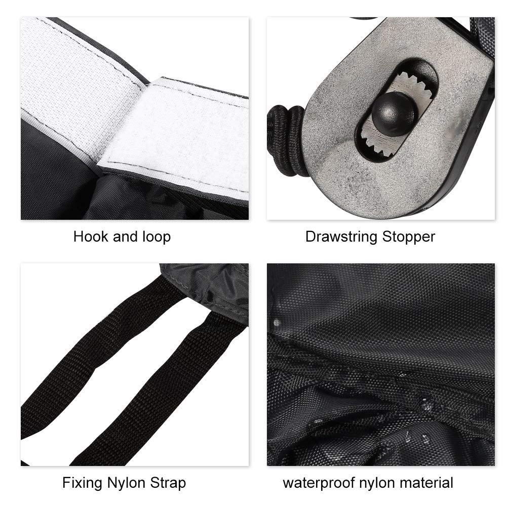 **Acouto Adjustable Kayak Spray Skirt Cover - Nylon Waterproof Kayaking Accessory for Canoe & Kayak (Black) - Perfect for Whitewater, Sea & Recreational Kayaking**