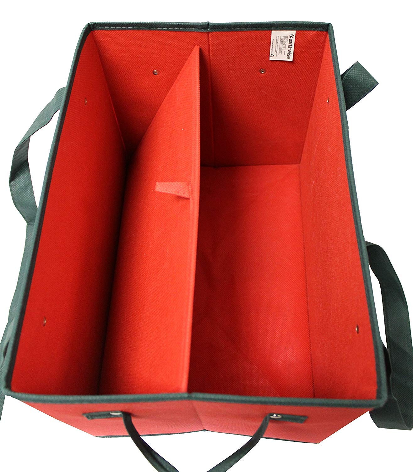 Earthwise Deluxe Collapsible Reusable Shopping Box Set - 3 Pack Grocery Bags with Reinforced Bottom, Holiday Plaid Design for Christmas Storage | Perfect for Grocery Shopping, Pantry Organization & Gift Wrapping
