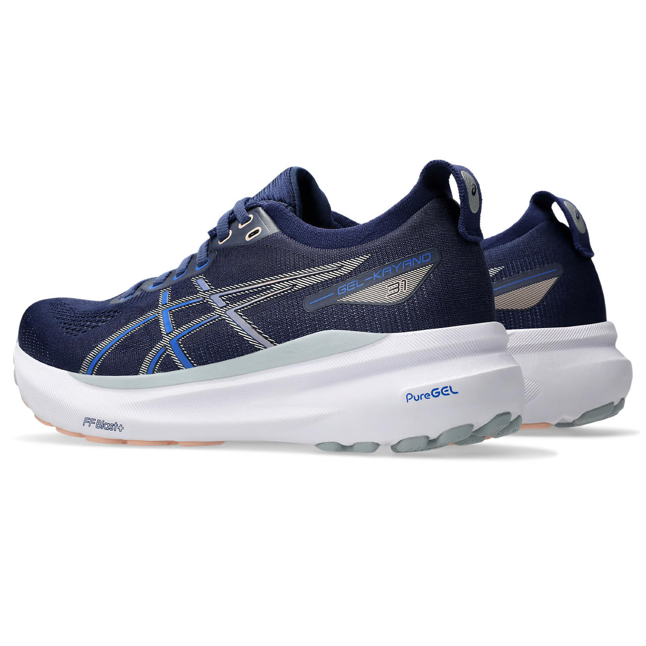 ASICS Gel-Kayano 31 Women's Running Shoes - Stability & Cushioning for Long Distance Road Running, Jogging, Gym Workouts