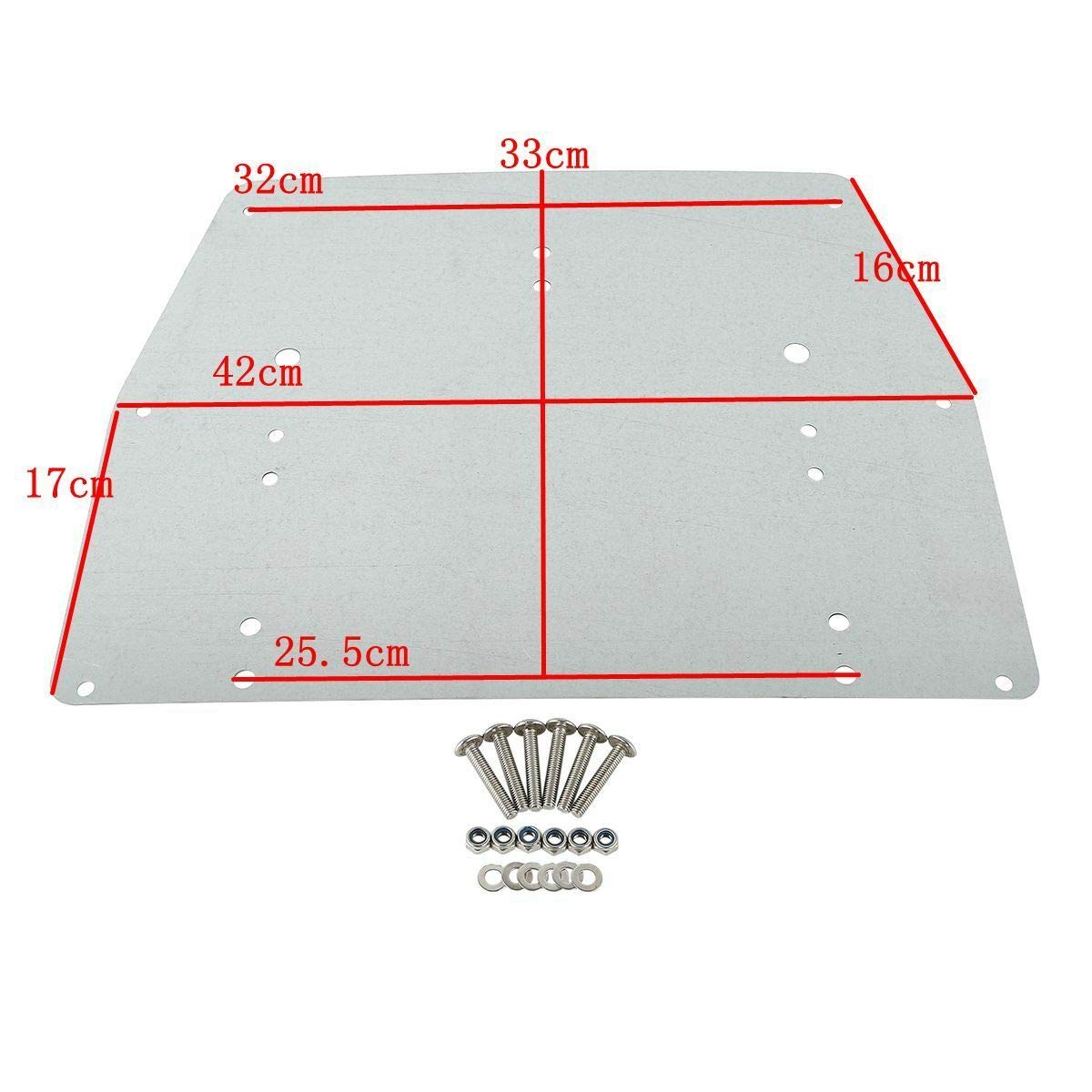 Harley Tour Pack Trunk Mount Rack with Chopped Backrest & Metal Base Plate - Fits Street Glide, Road King, Road Glide, Electra Glide (2009-2013) | Perfect for Long-Distance Touring & Custom Motorcycle Builds