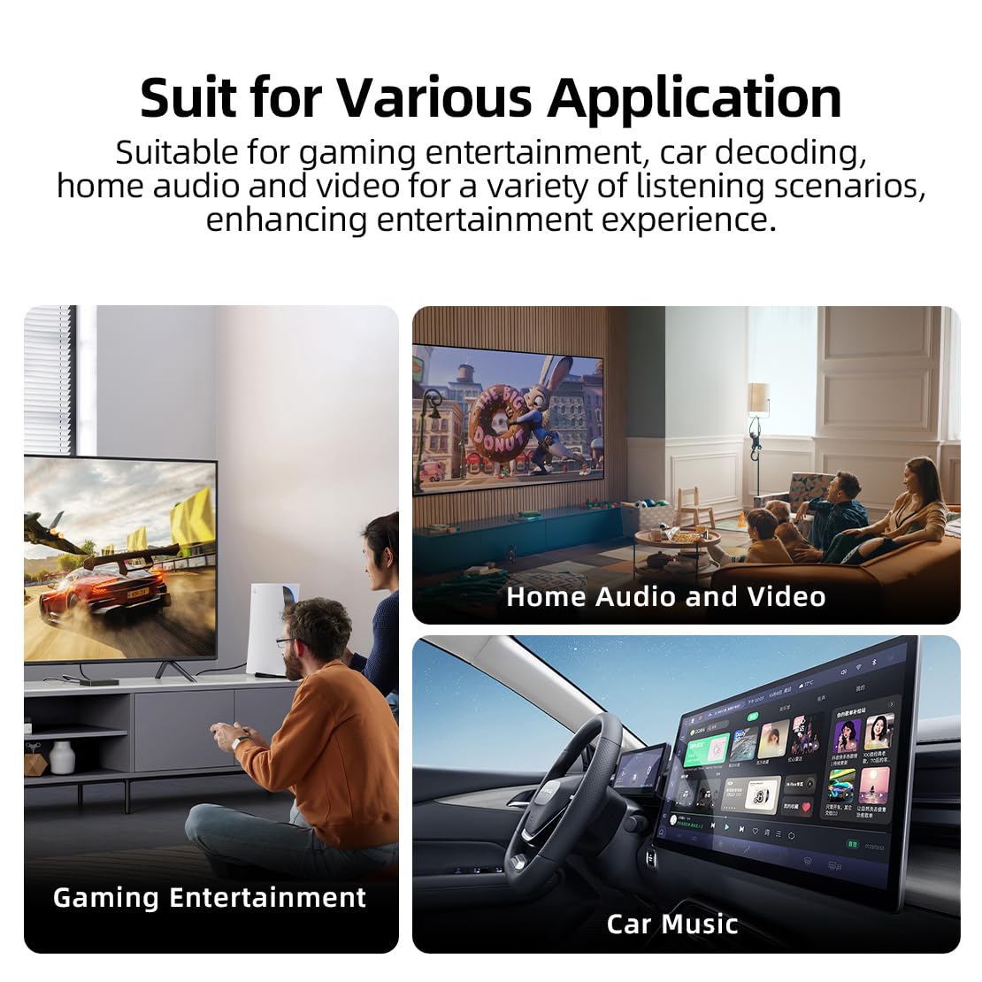 SMSL PS200 ES9039Q2M XU316 USB DAC Converter - 32Bit/768kHz DSD512 MQA/MQA-CD Digital to Analog Audio Adapter with USB/Optical/Coaxial to RCA Output for PC, Phone, PS5, Nintendo Switch & Home Theater System - Perfect for Gaming, Music Streaming & Hi-Fi Audio Setup