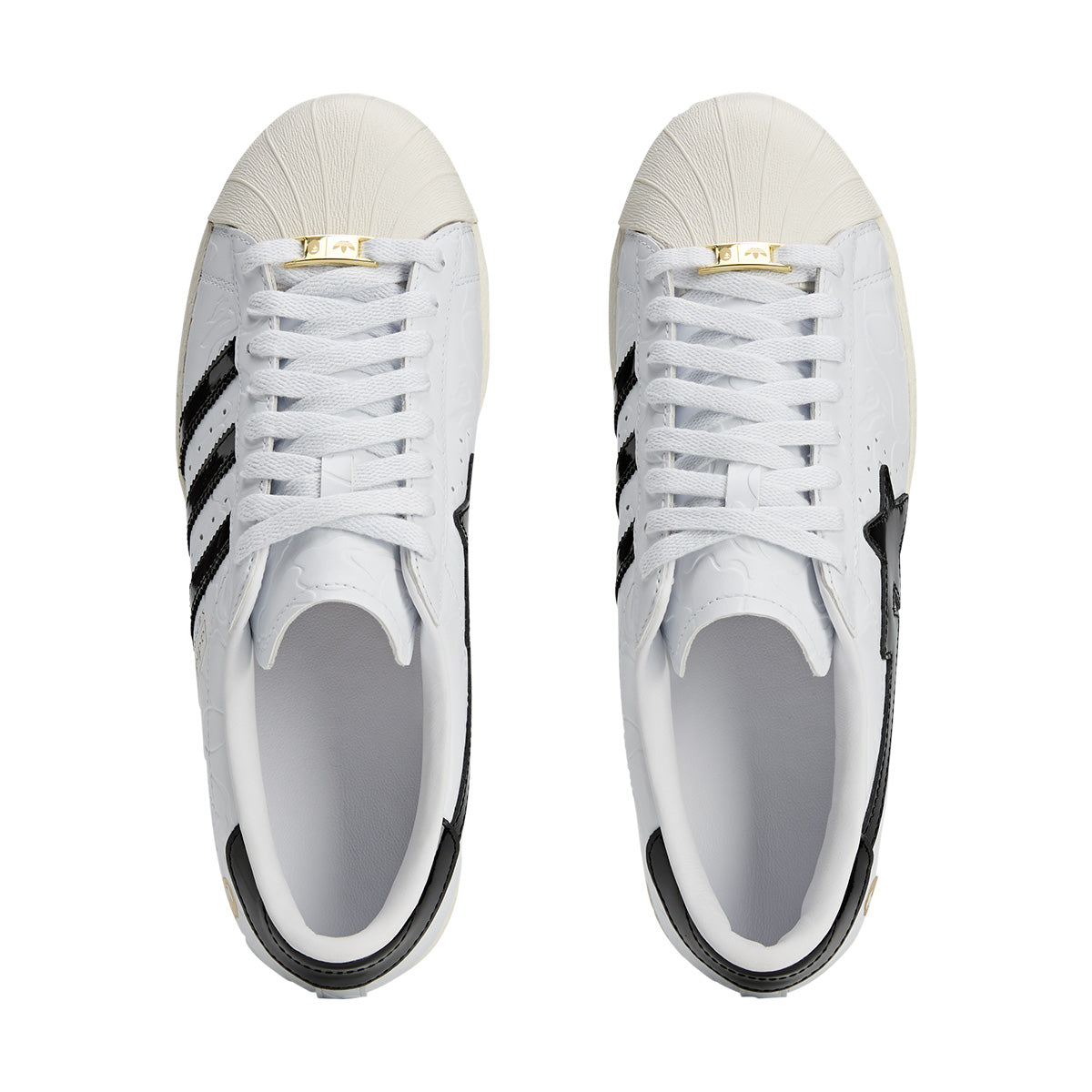 BAPE Superstar Vintage Sneakers - White & Black Retro Style Shoes for Men | Streetwear Fashion & Casual Wear