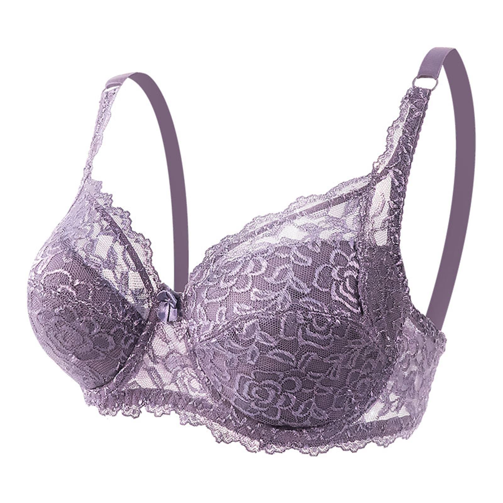 Sexy Lace Bralette for Women - Plus Size Comfortable Underwear, Wireless Soft Bras for Everyday Wear, Sleep & Lounge