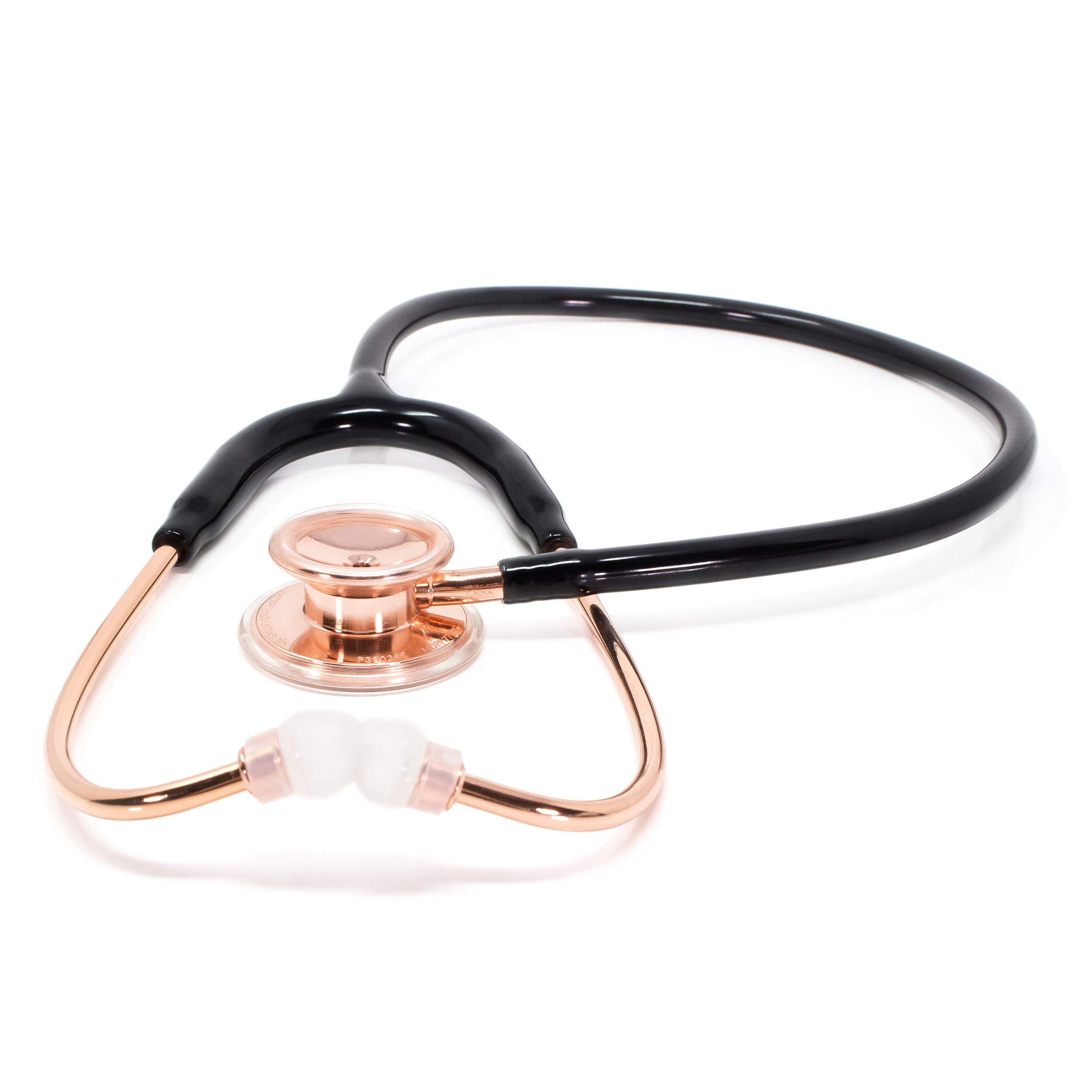 Premium MDF777RG11 RoseGold MD One Stainless Steel Stethoscope for Adults - Black Tube with RoseGold Chestpiece & Headset | Ideal for Doctors, Nurses, Medical Students & Healthcare Professionals