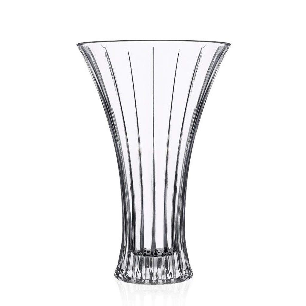 Modern Lead-Free Glass Vase - Transparent Hydroponic Flower Plug for Fresh & Dried Flowers | Perfect for Home Decor, Wedding Centerpieces & Office Desk Accessories