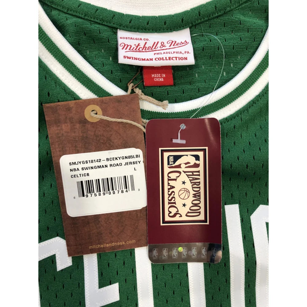 Larry Bird Autographed Mitchell & Ness Boston Celtics Jersey with BAS COA - Authentic NBA Memorabilia for Collectors & Sports Fans - Perfect for Display in Man Caves, Sports Bars & Fan Collections
