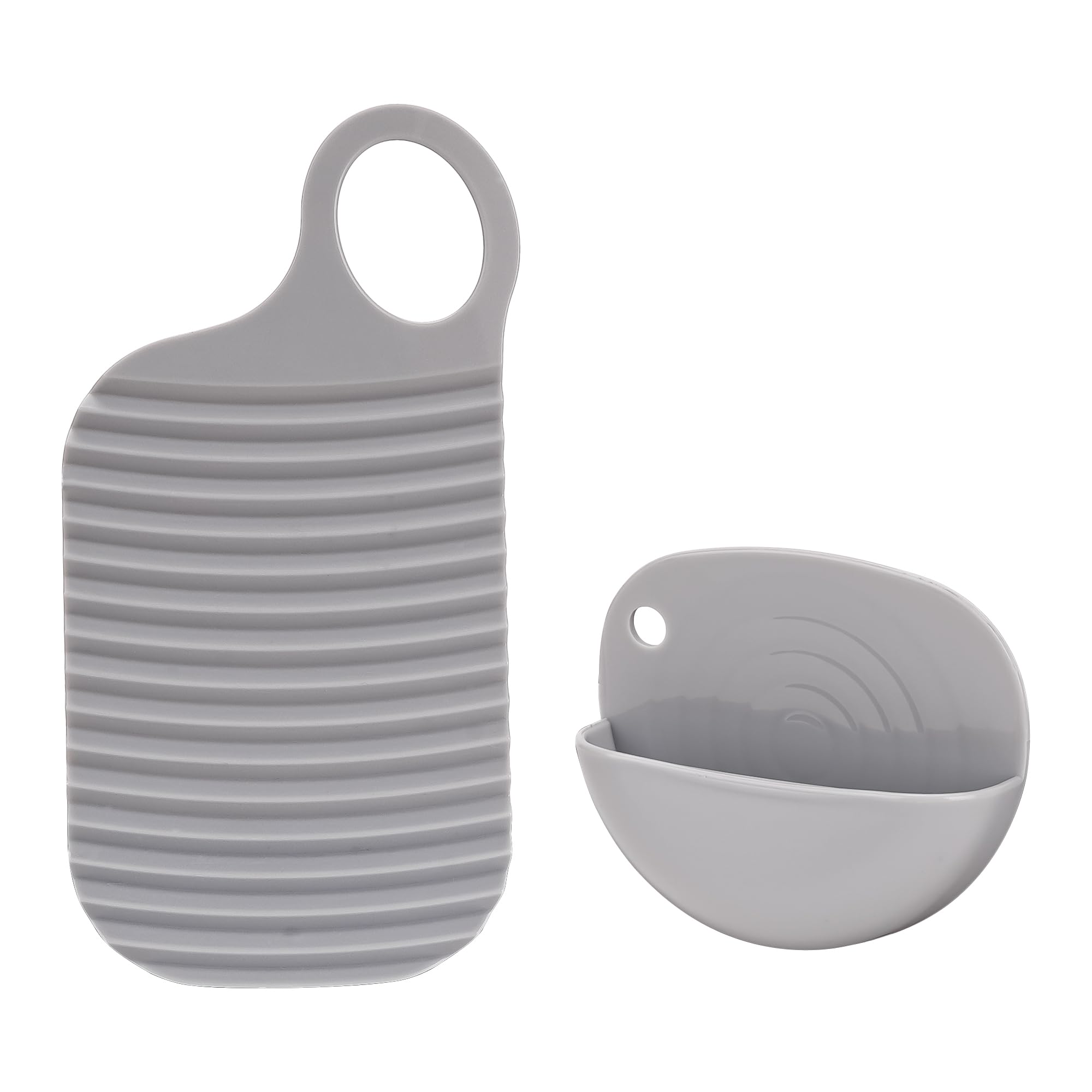 SHIDOW Portable Mini Washboard - Compact Handheld Scrubbing Board for Travel & Camping - Lightweight Laundry Tool for Hand Washing Clothes (2 Pack) - Perfect for Camping, RV Trips & Small Space Living