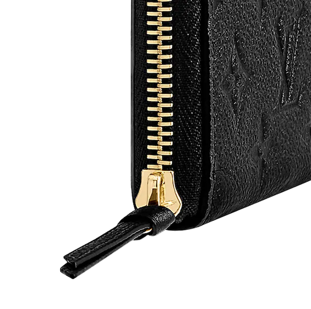 LV Clemence Wallet Monogram Empreinte Leather Noir - Luxury Women's Designer Wallet for Everyday Use & Special Occasions