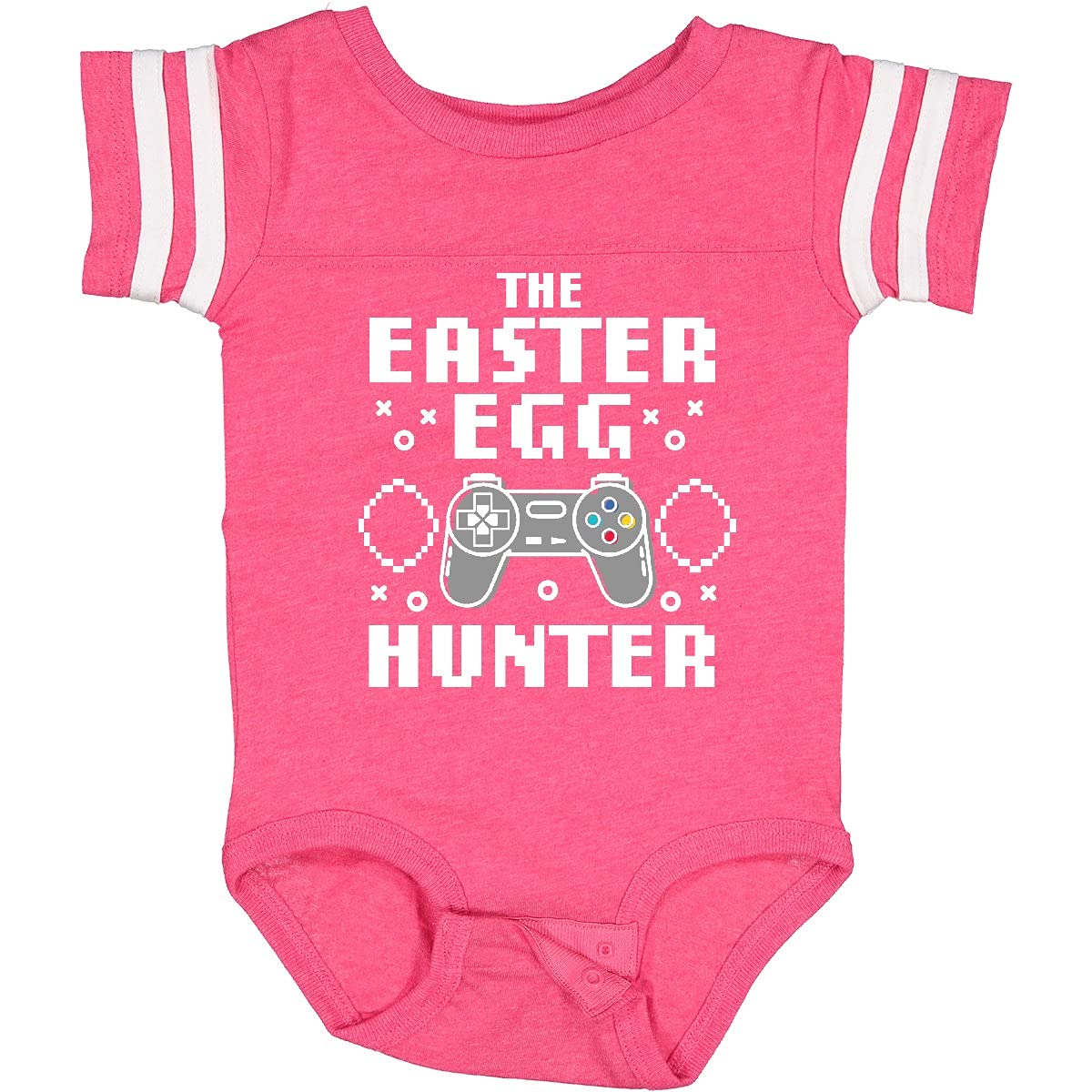 Inktastic Happy Easter The Easter Egg Hunter Gamer Baby Bodysuit - Cute Easter Outfit for Infants & Toddlers - Perfect for Easter Egg Hunts, Family Photos & Holiday Celebrations