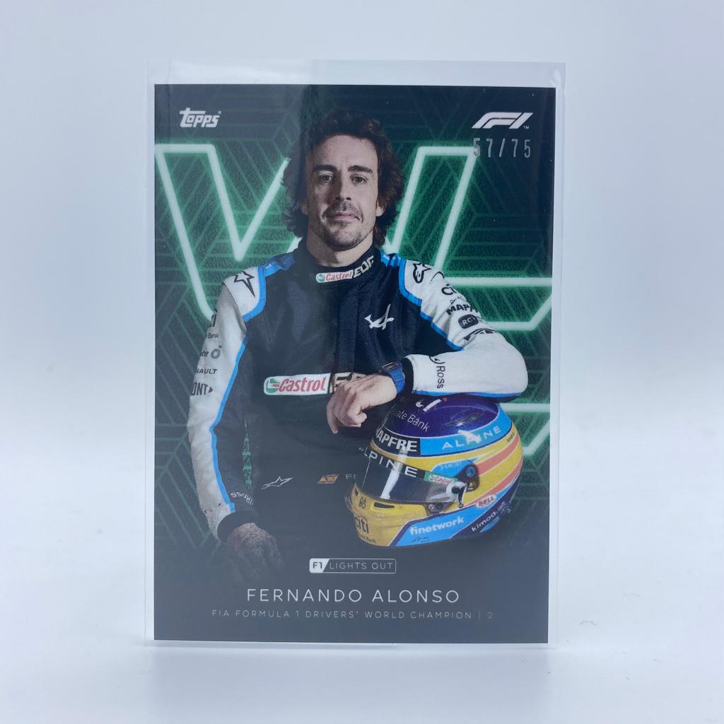 Fernando Alonso 75th Anniversary World Champion F1 Racing Driver Collectible - Perfect for F1 Fans, Memorabilia Collectors & Motorsport Enthusiasts
