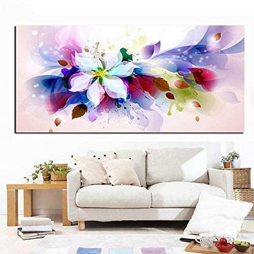 5D Diamond Painting Kit for Adults & Kids - Colorful Flowers Round Full Drill DIY Art (60x120cm/24x48in) | Diamond Dotz Cross Stitch Embroidery Mosaic Craft | Perfect for Home Wall Decor & Relaxation Therapy