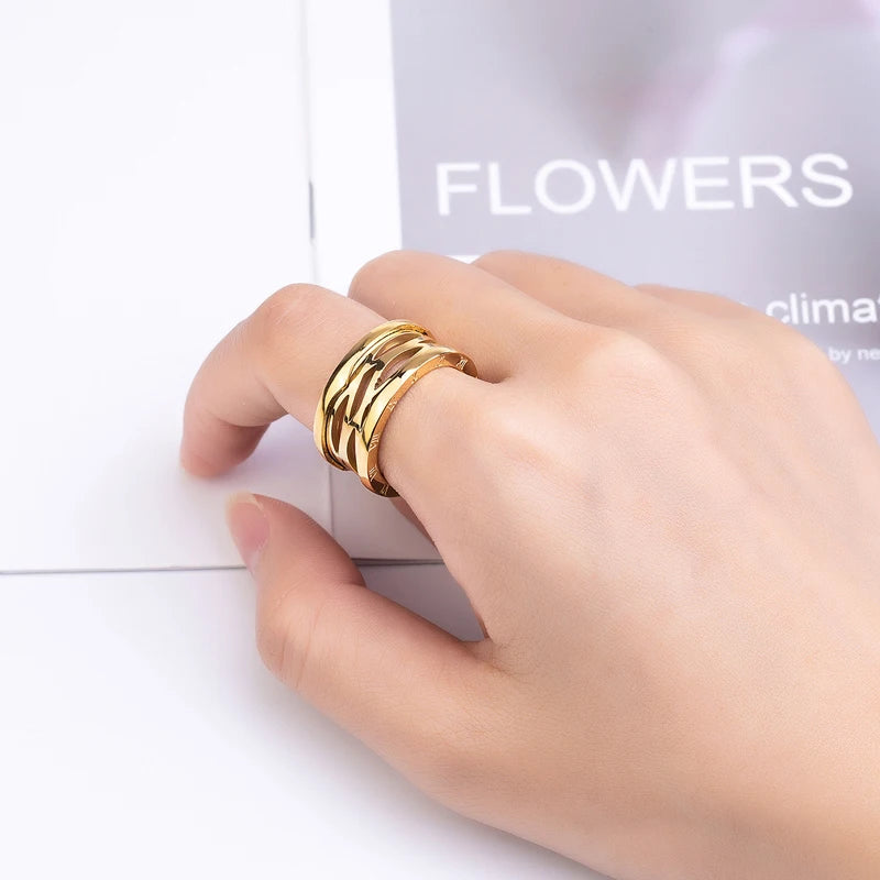Domitilla Ring - Elegant Sterling Silver Stackable Ring for Women | Perfect for Everyday Wear, Gifts & Special Occasions