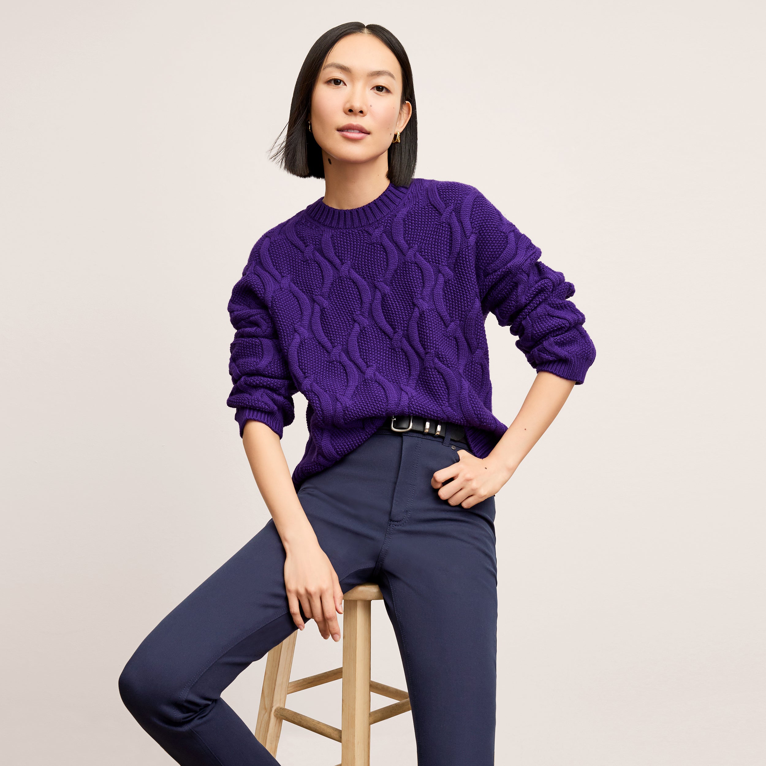 Roma Jean Eco-Friendly Better Than Denim Jeans - Dark Navy Blue for Women | Sustainable Fashion for Casual Wear & Everyday Outfits