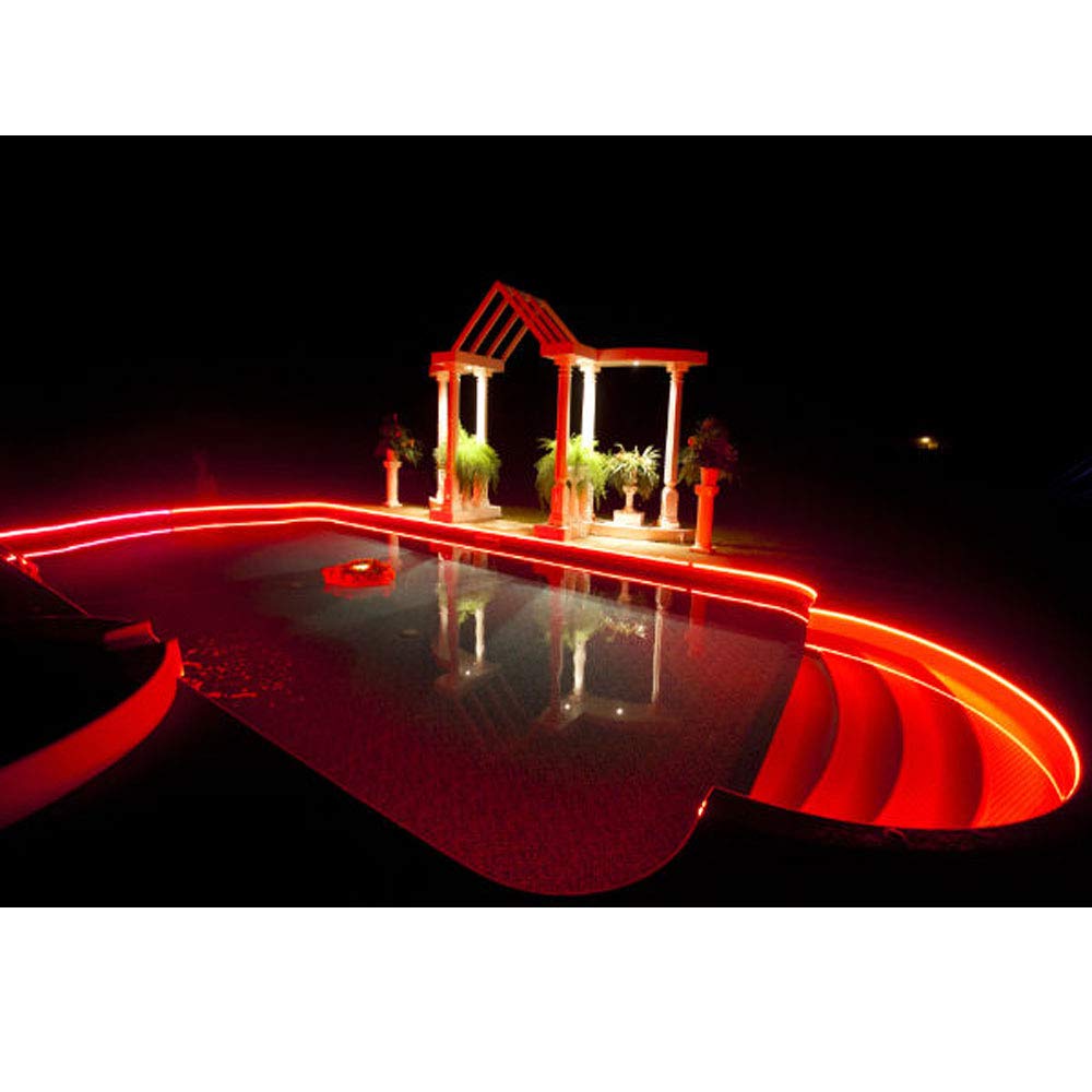 40FT Waterproof RGB LED Strip Lights - 60 LEDs/M, 5050 SMD, 24V IP67 Flexible Light Strips with Bluetooth Remote & Controller + Power Supply - Perfect for Home, Party, and Outdoor Decoration