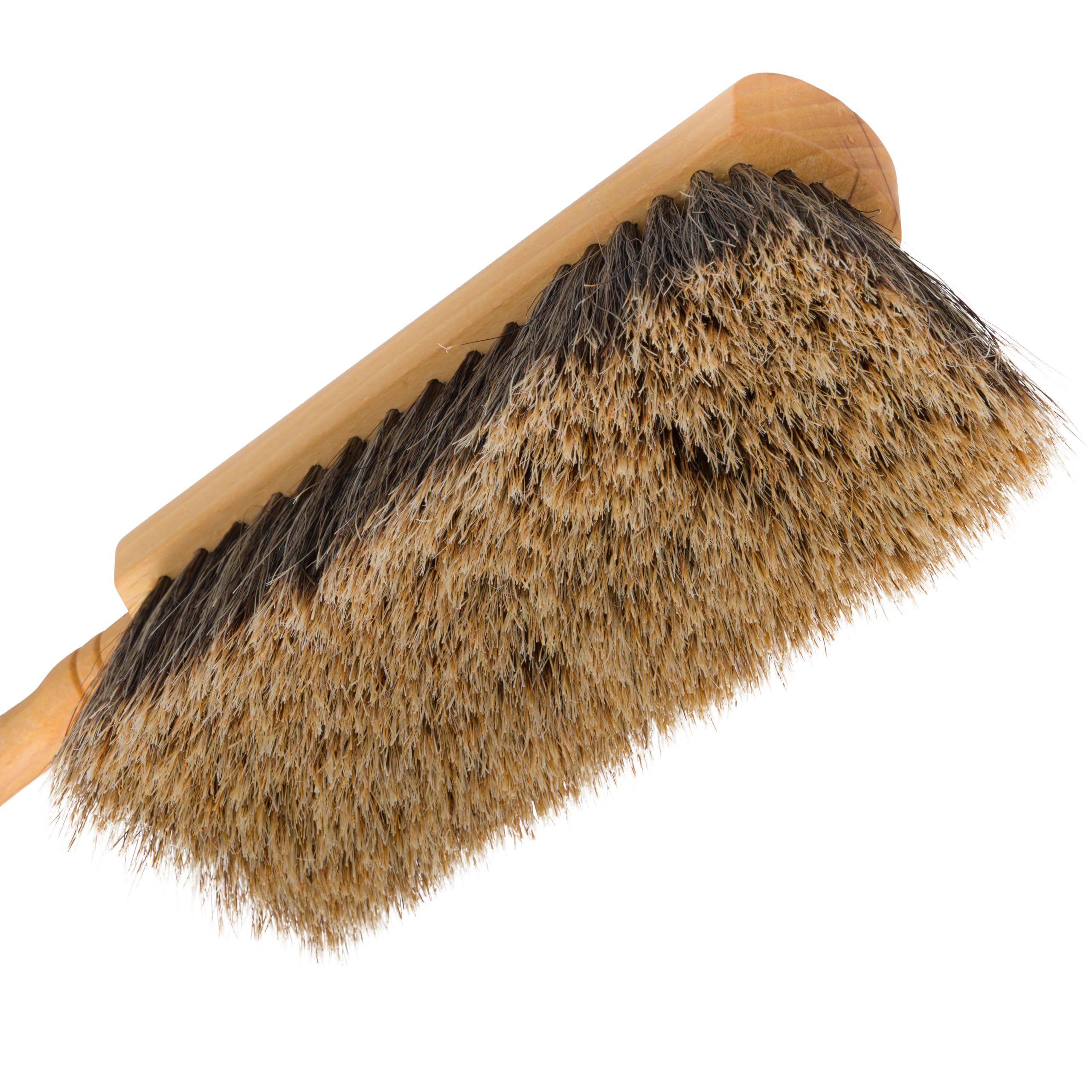 REDECKER Horsehair Hand Brush with Oiled Beechwood Handle - 11.75 Inch Natural Horse Hair Kitchen Brush for Countertops, Stoves & Baking - Wooden Hand Broom for Cleaning & Bench Brush for Workshop