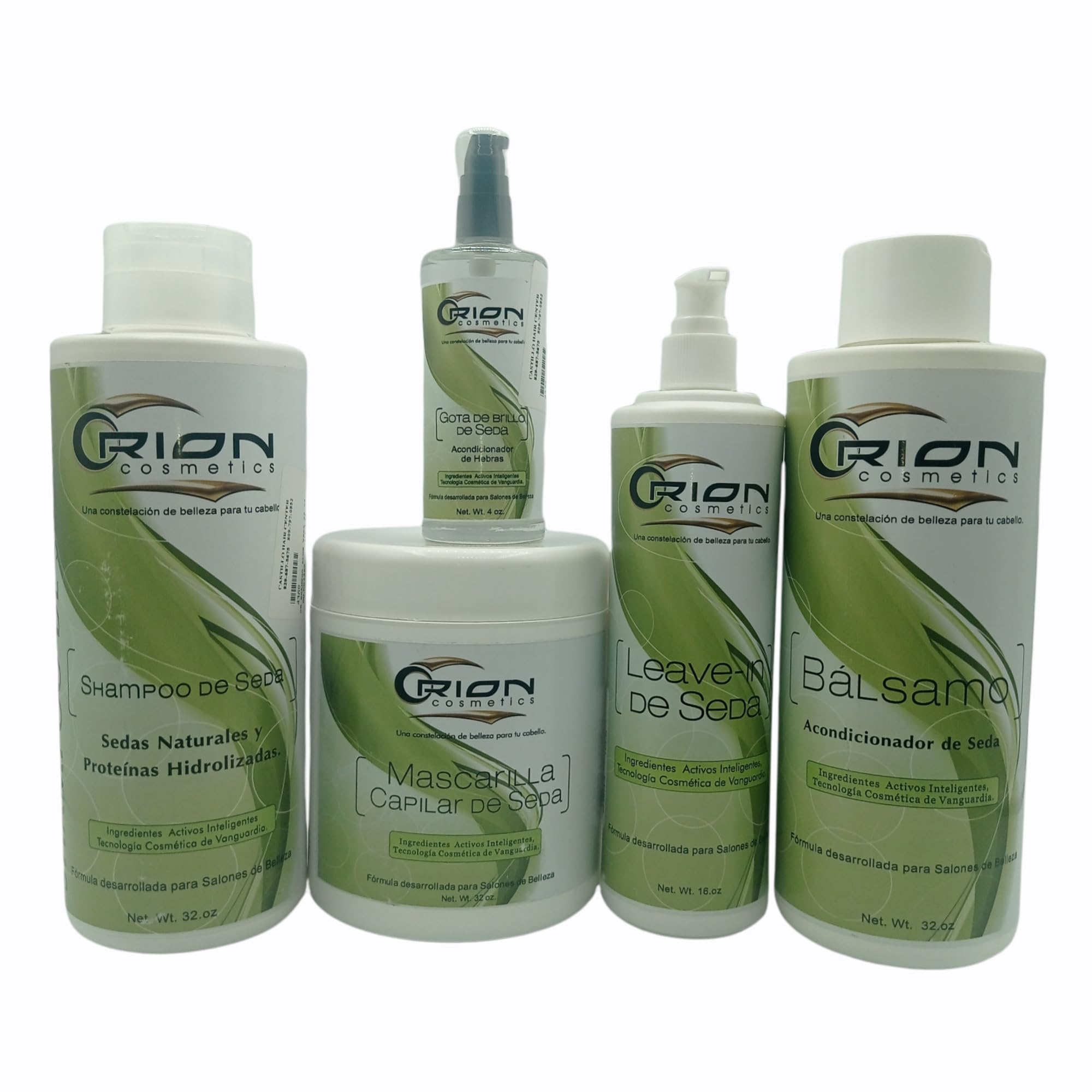 5-Step Silk Hair Care Kit - Repairing Shampoo, Hydrating Mask, Nourishing Conditioner, Leave-In Treatment & Shine Drops for Soft, Smooth & Glossy Hair - Perfect for Damaged Hair Repair & Daily Hydration