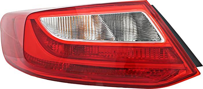 2013-2015 Honda Accord Coupe Left Driver Side Tail Light Lamp Replacement - Perfect Fit for Night Driving & Enhanced Safety