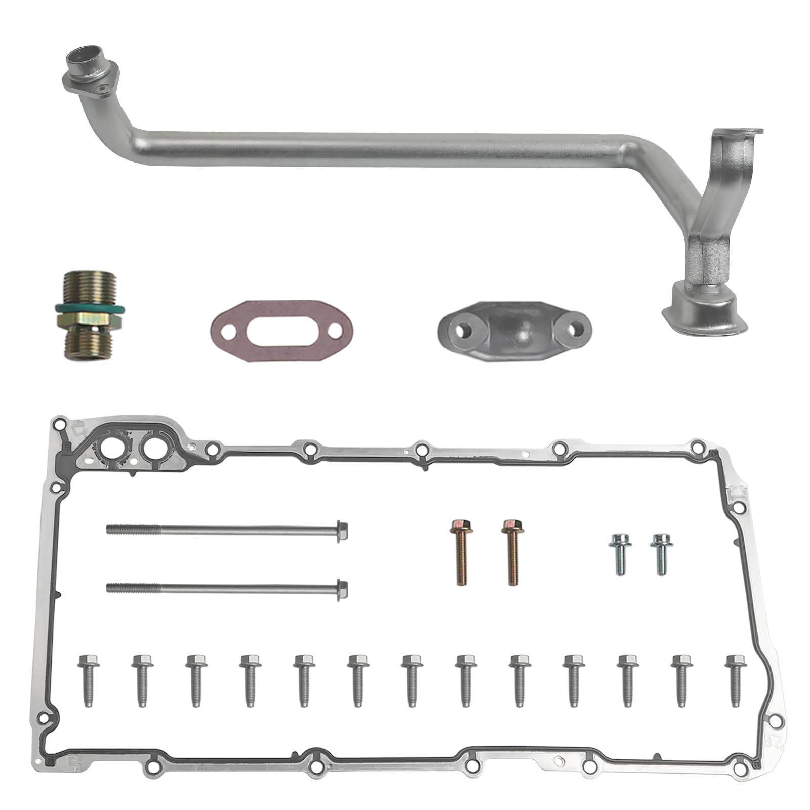 High-Performance 302-1 LS Oil Pan Kit - Compatible with LS1, LS2, LS3, LS6, LSX 4.8L 5.3L 5.7L 6.0L 6.2L Engines - Aluminum Swap Retrofit for GM Muscle Cars & Classic Trucks - Perfect for Engine Upgrades & Restoration Projects