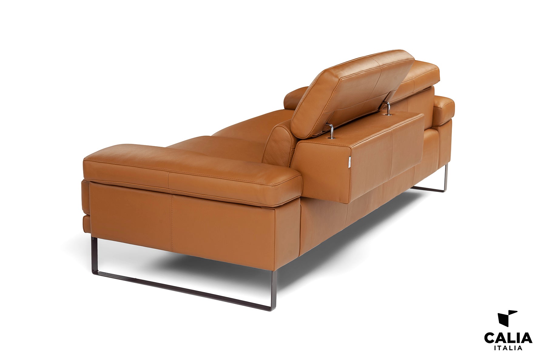 Nicoletti Italo Off-White Genuine Leather Sofa 85