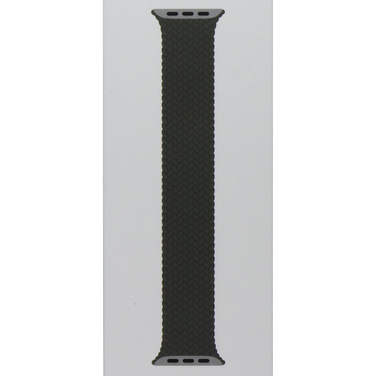 Apple Watch 45mm Braided Solo Loop Band - Compatible with Series 9/8/7/6/SE (49mm/46mm/45mm/44mm) - Olive Green, Size 4 - Comfortable Stretchable Design for Workouts & Daily Wear