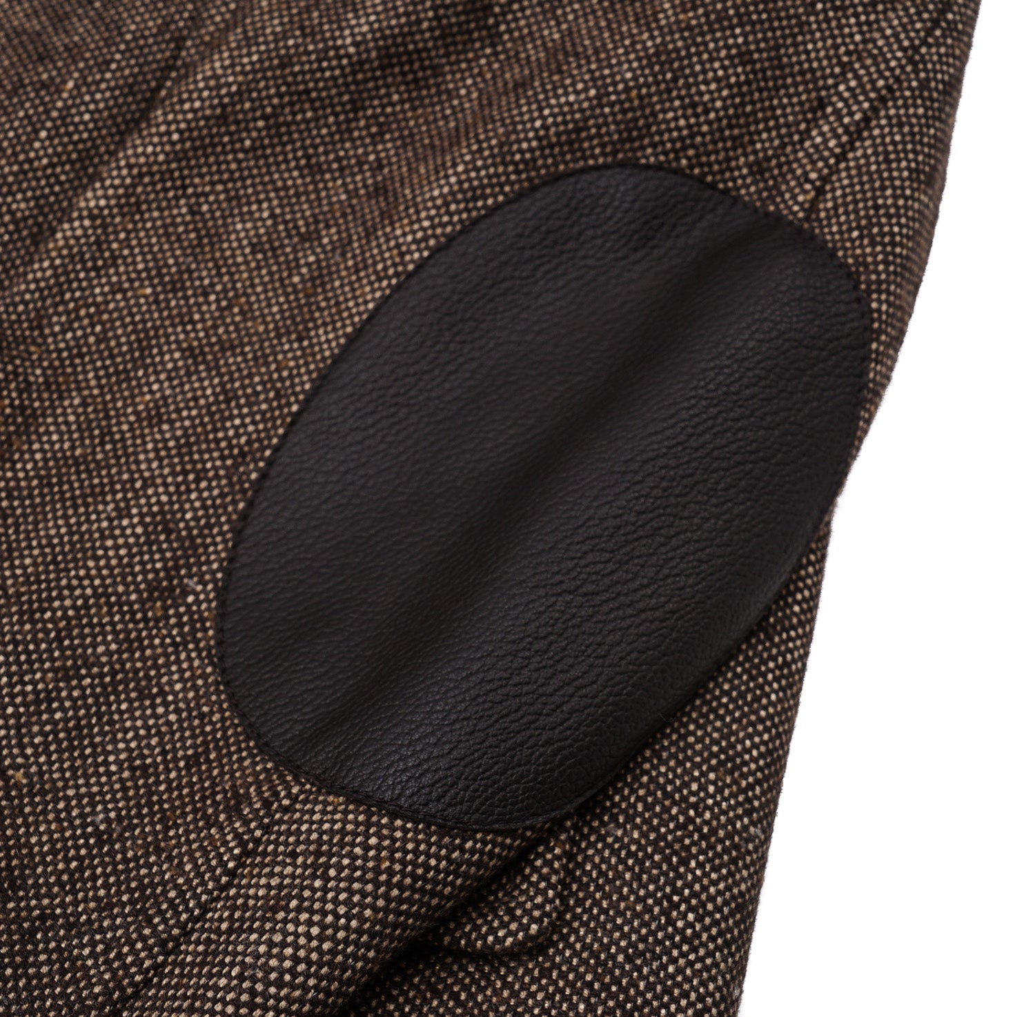 Belvest Men's Donegal Tweed Wool Pea Coat - Classic Winter Overcoat for Business & Formal Occasions