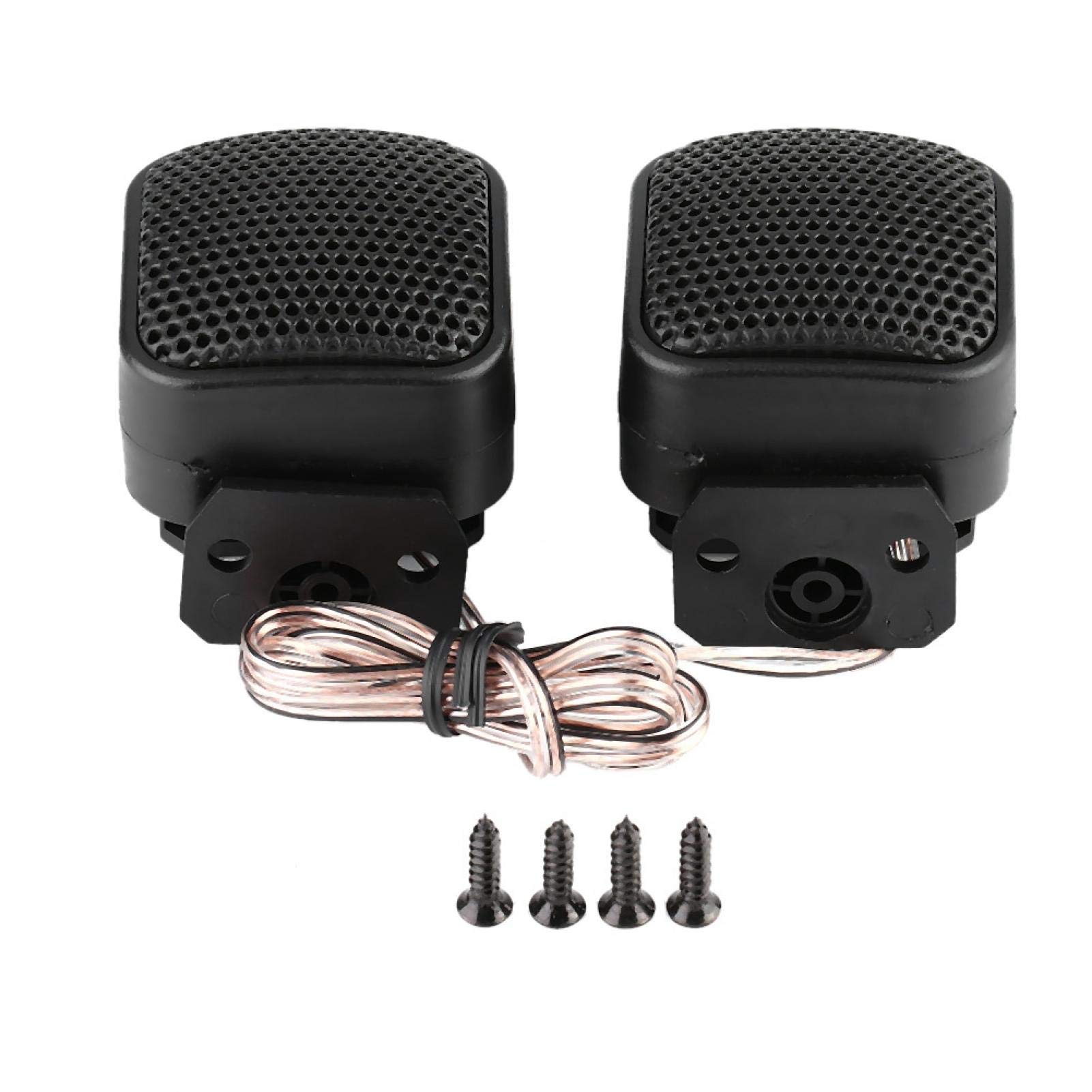 KIMISS 500W Car Tweeter Audio Speakers (2pcs) - High Power Square Small Loudspeakers for Clear Music & Sound | Perfect for Car Audio Upgrades, Road Trips & Enhanced In-Car Entertainment