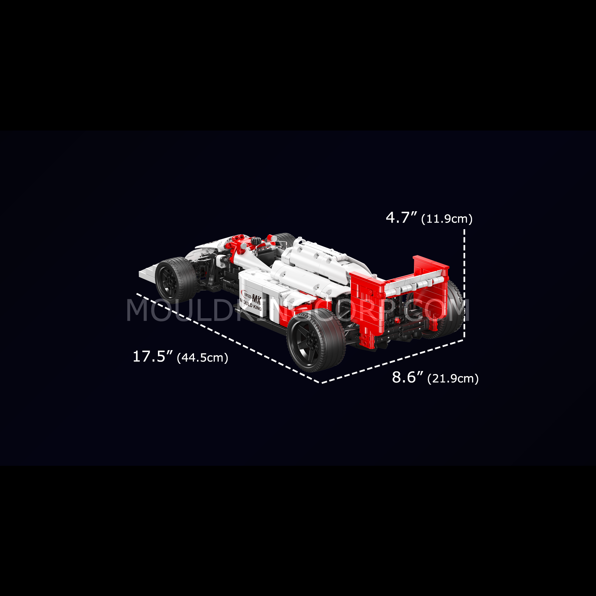 Mould King 13171 Formula 1 Racing Car Building Blocks Set - 1,257 Pieces STEM Toy for Kids & Adults | Perfect for Racing Enthusiasts, Birthday Gifts & Home Decoration