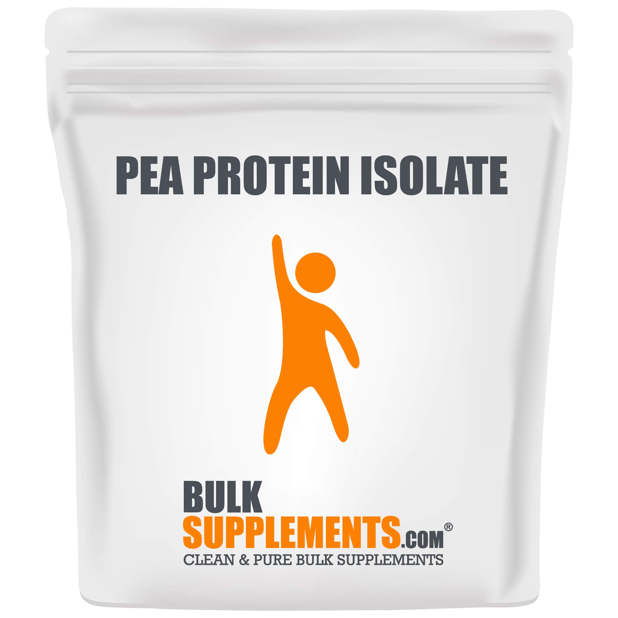 BulkSupplements Pea Protein Isolate Powder - 500g (1.1 lb) Unflavored Vegan Plant-Based Protein Supplement for Smoothies, Baking & Post-Workout Recovery
