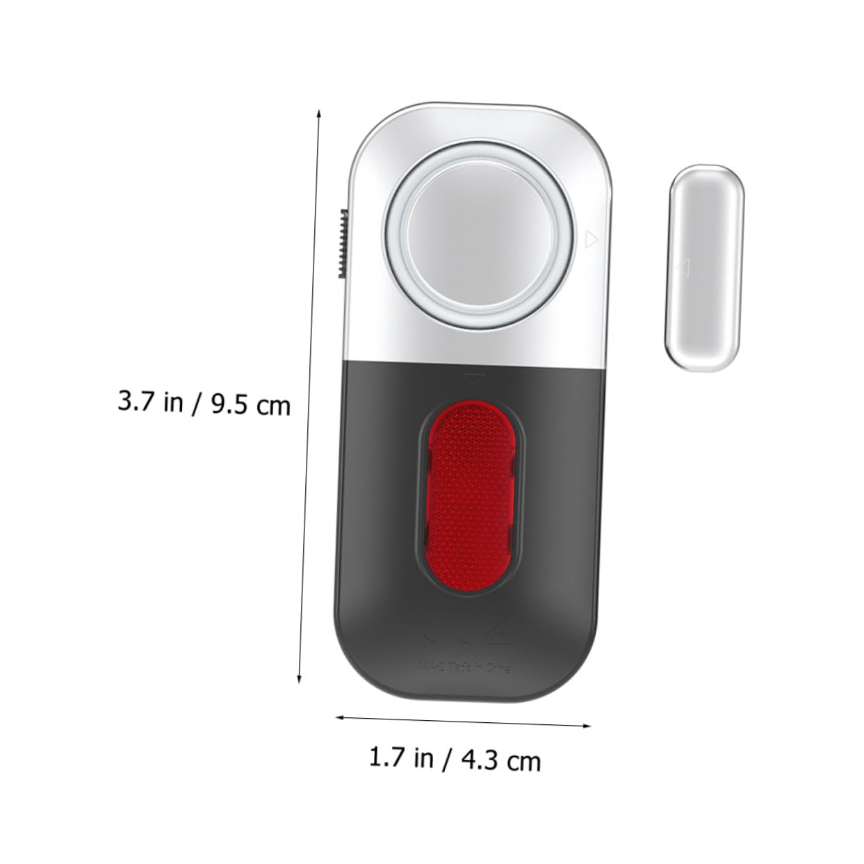 KONTONTY Wireless Door & Window Alarm - Home Security Alarm System for Safety, Grey | Ideal for Apartments, Offices & Child Safety
