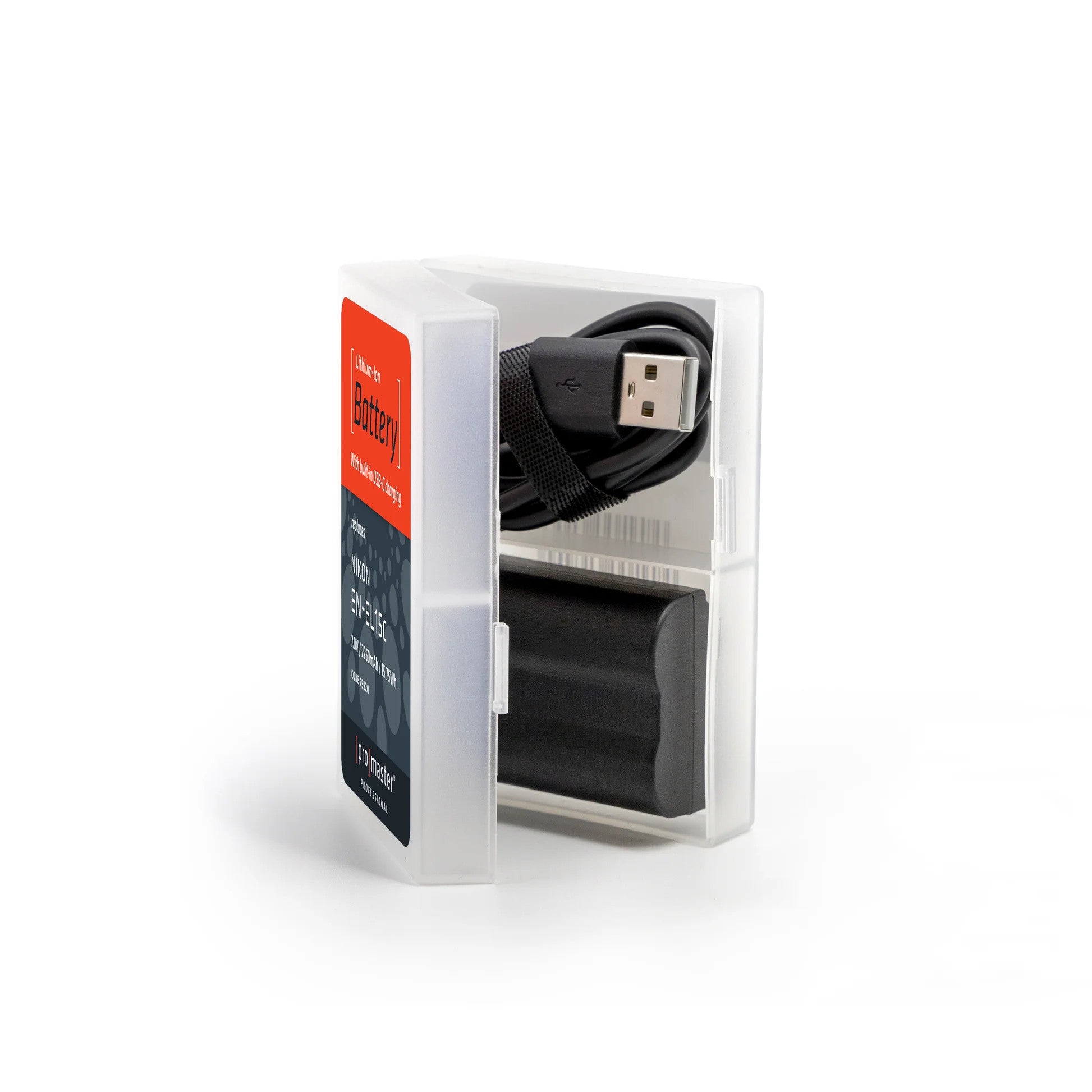 Nikon EN-EL15C Rechargeable Battery with USB-C Charging (7.0V 2250mAh) - Compatible with Nikon Z6 III, Z7 II, Z5 & More - Perfect for Travel Photography & Professional Shooting