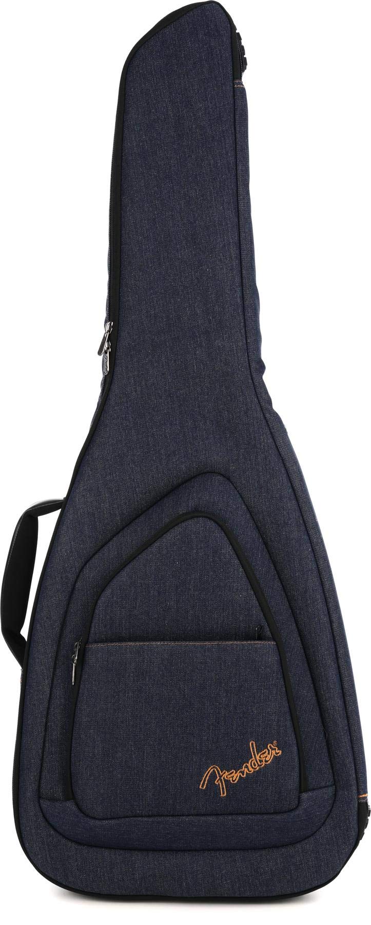 Fender FE920 Electric Guitar Gig Bag - Gold Denim Protective Case for Electric Guitars | Perfect for Travel, Gigging & Storage | Durable & Stylish Cover for Musicians