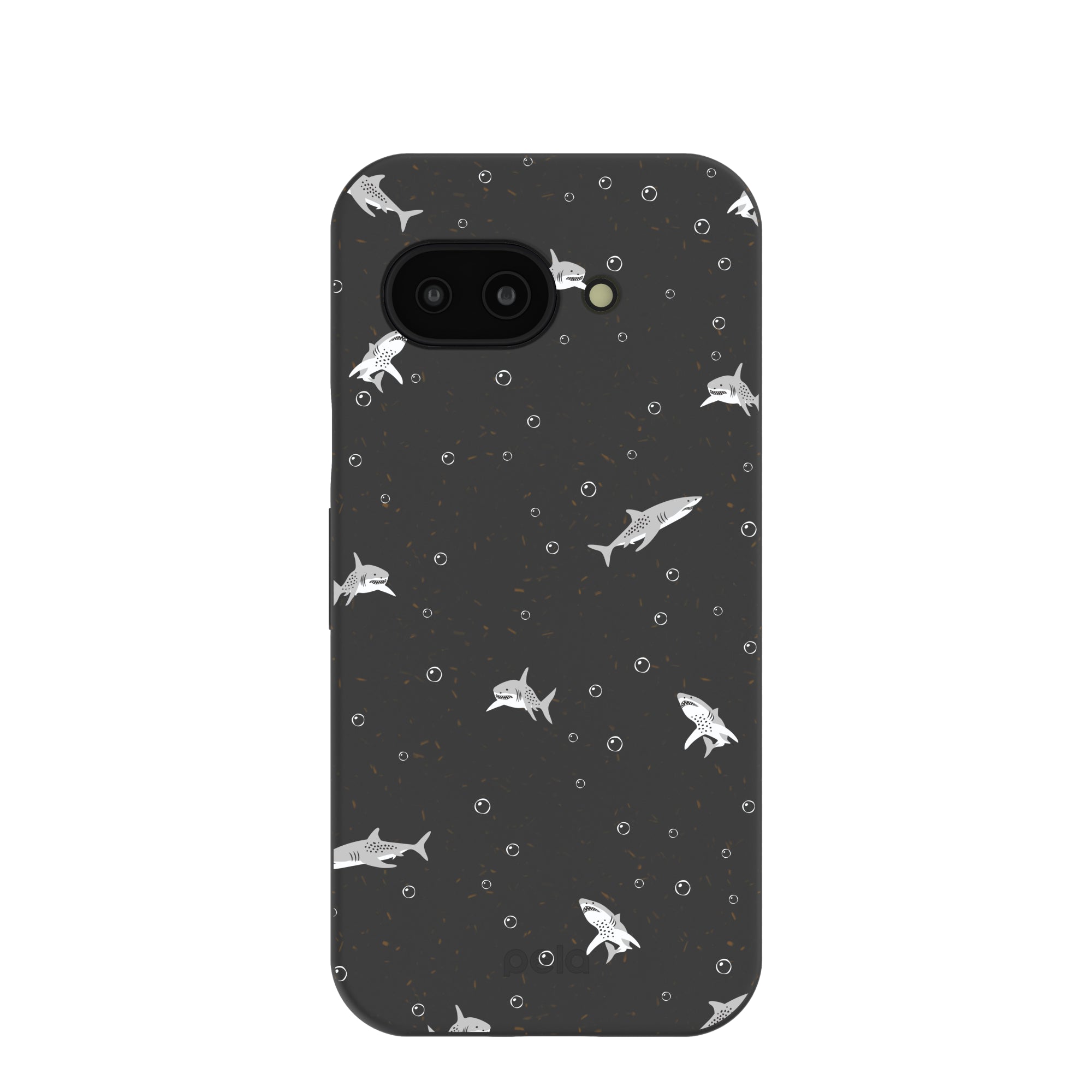 Black Lil Sharks Google Pixel 9a Case - Slim Protective Phone Cover with Shock Absorption - Perfect for Everyday Use, Travel & Outdoor Activities