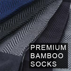 Premium Men's Dress Socks - 5 Pairs Rayon Bamboo Crew Socks for Business & Casual Wear - Breathable Comfort Socks with Gift Box - Ideal for Office, Weddings & Daily Use - Perfect Gift for Men